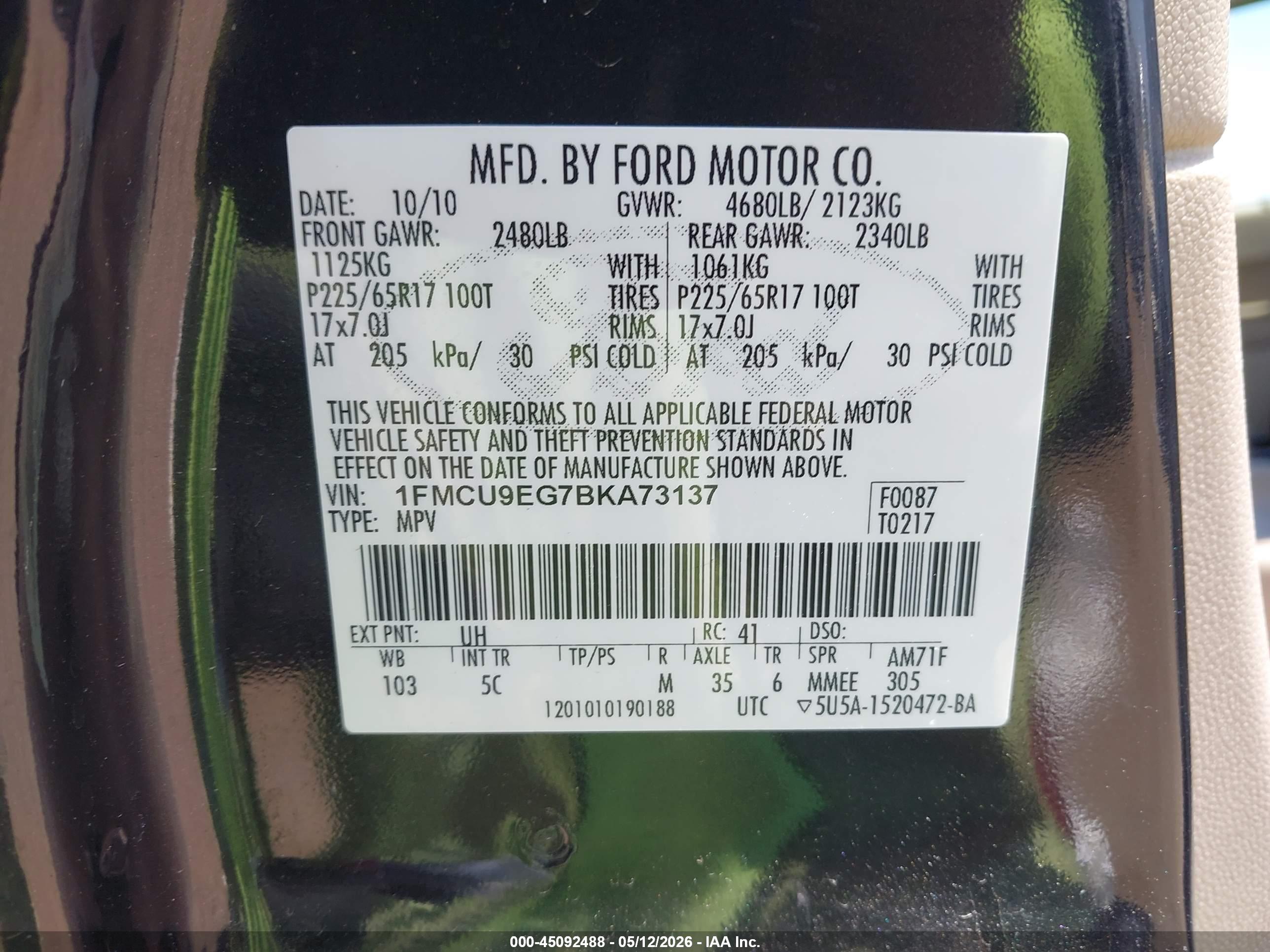 FORD ESCAPE image 9