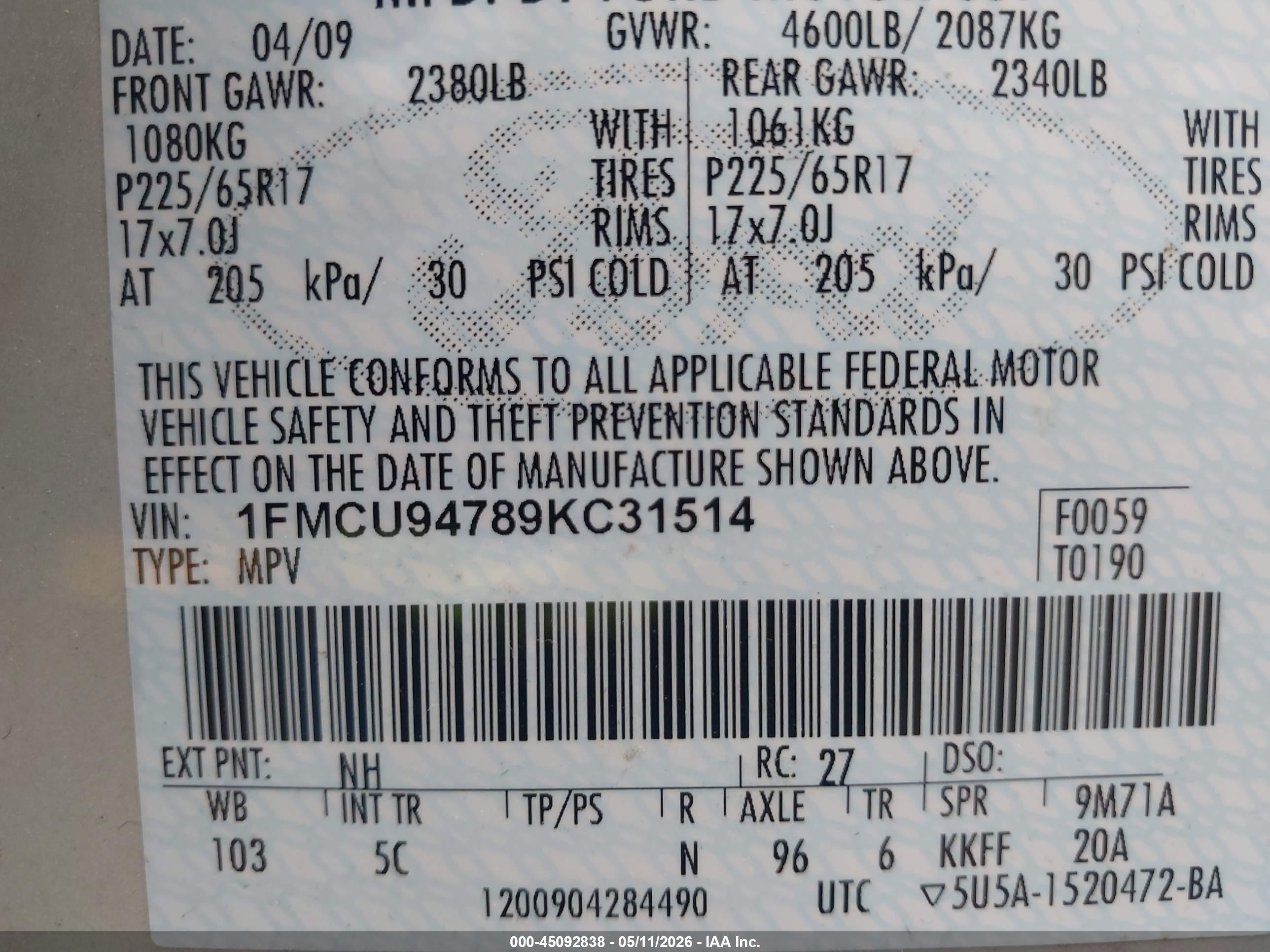 FORD ESCAPE image 9