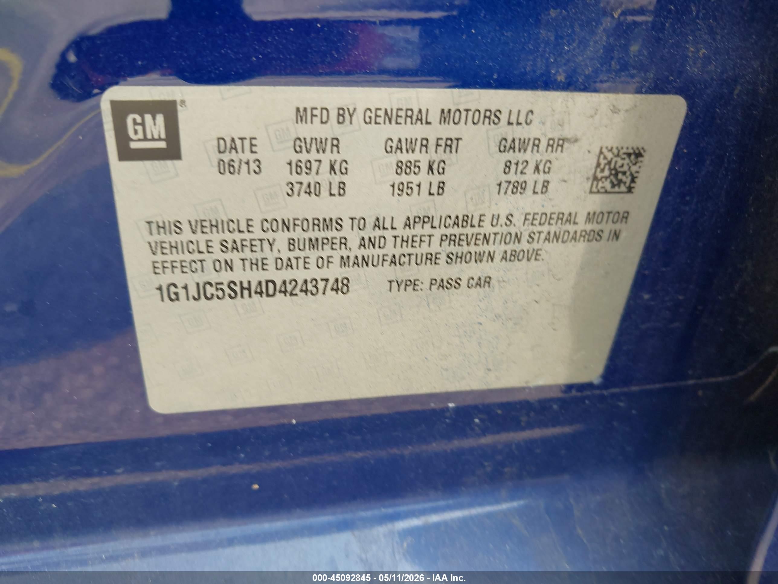 CHEVROLET SONIC image 9