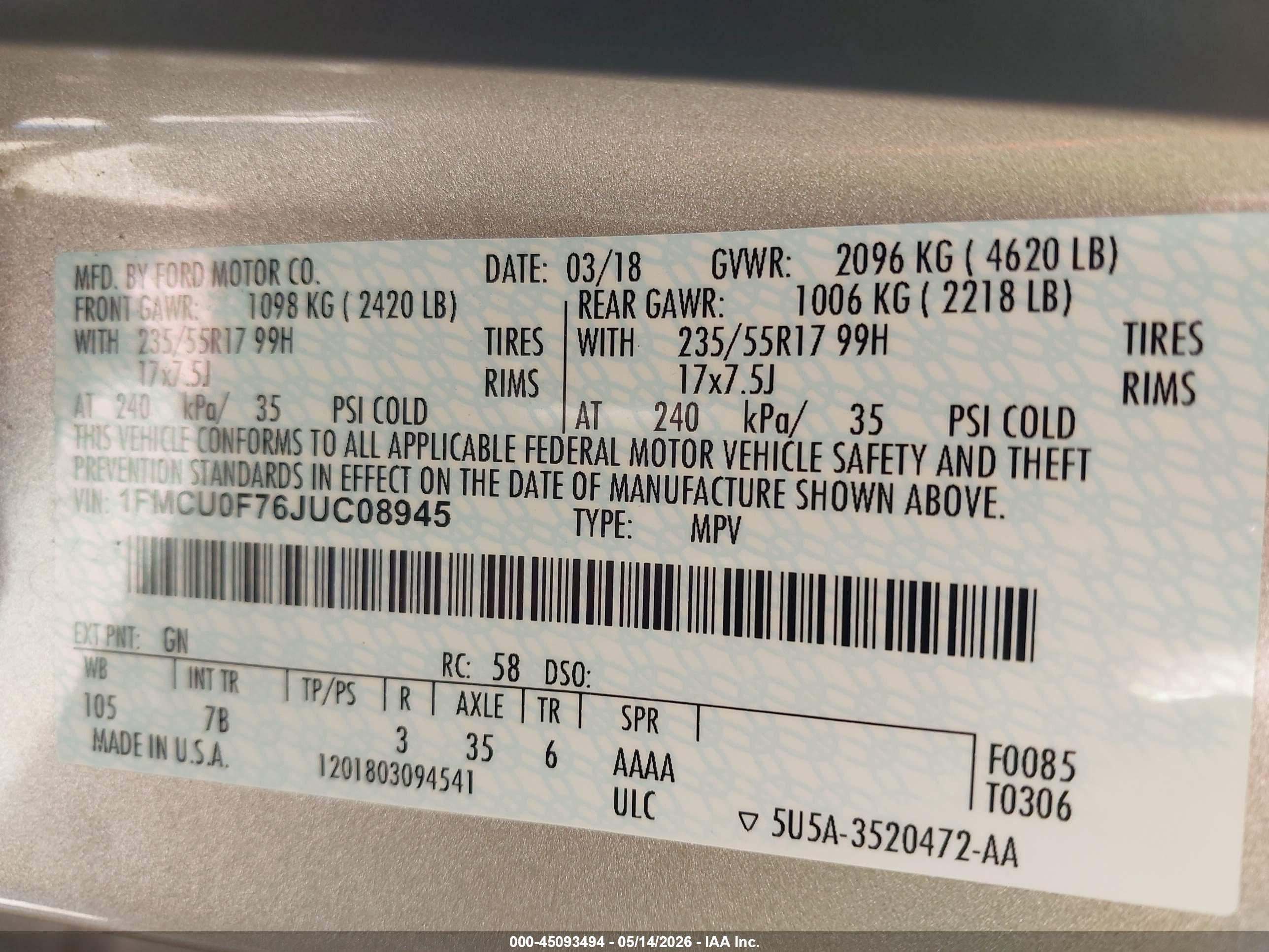FORD ESCAPE image 9