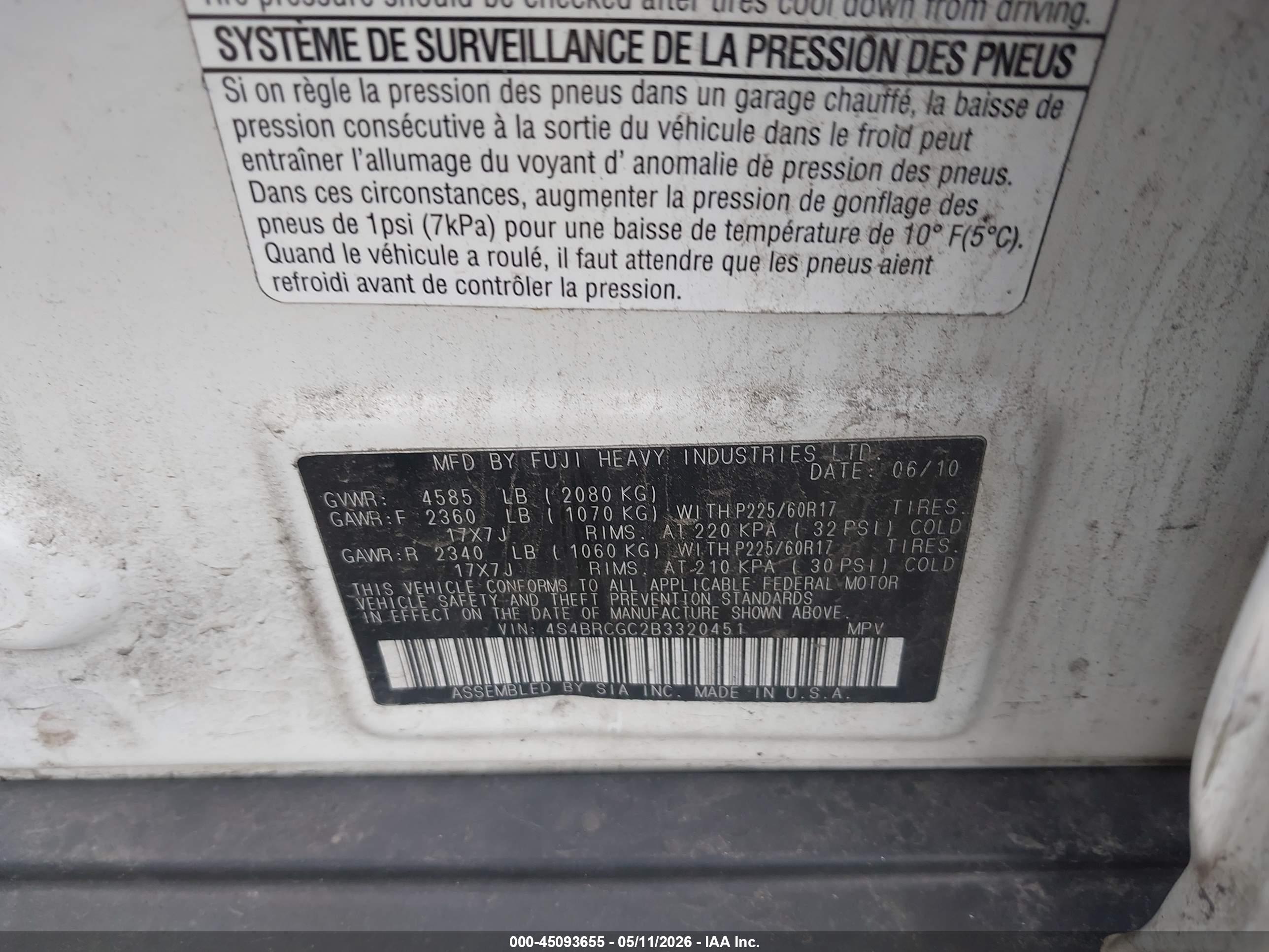SUBARU OUTBACK image 9