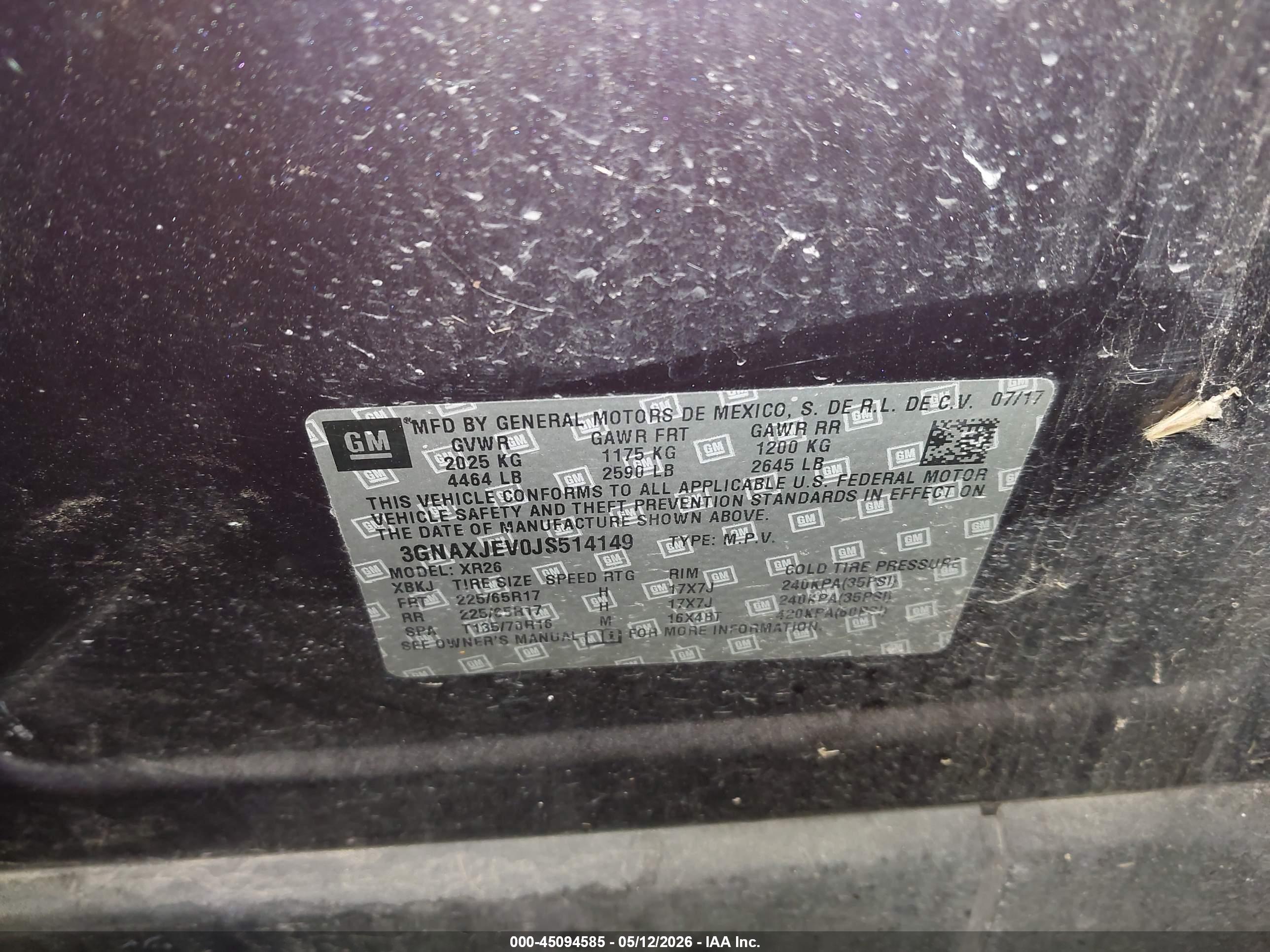 CHEVROLET EQUINOX image 9