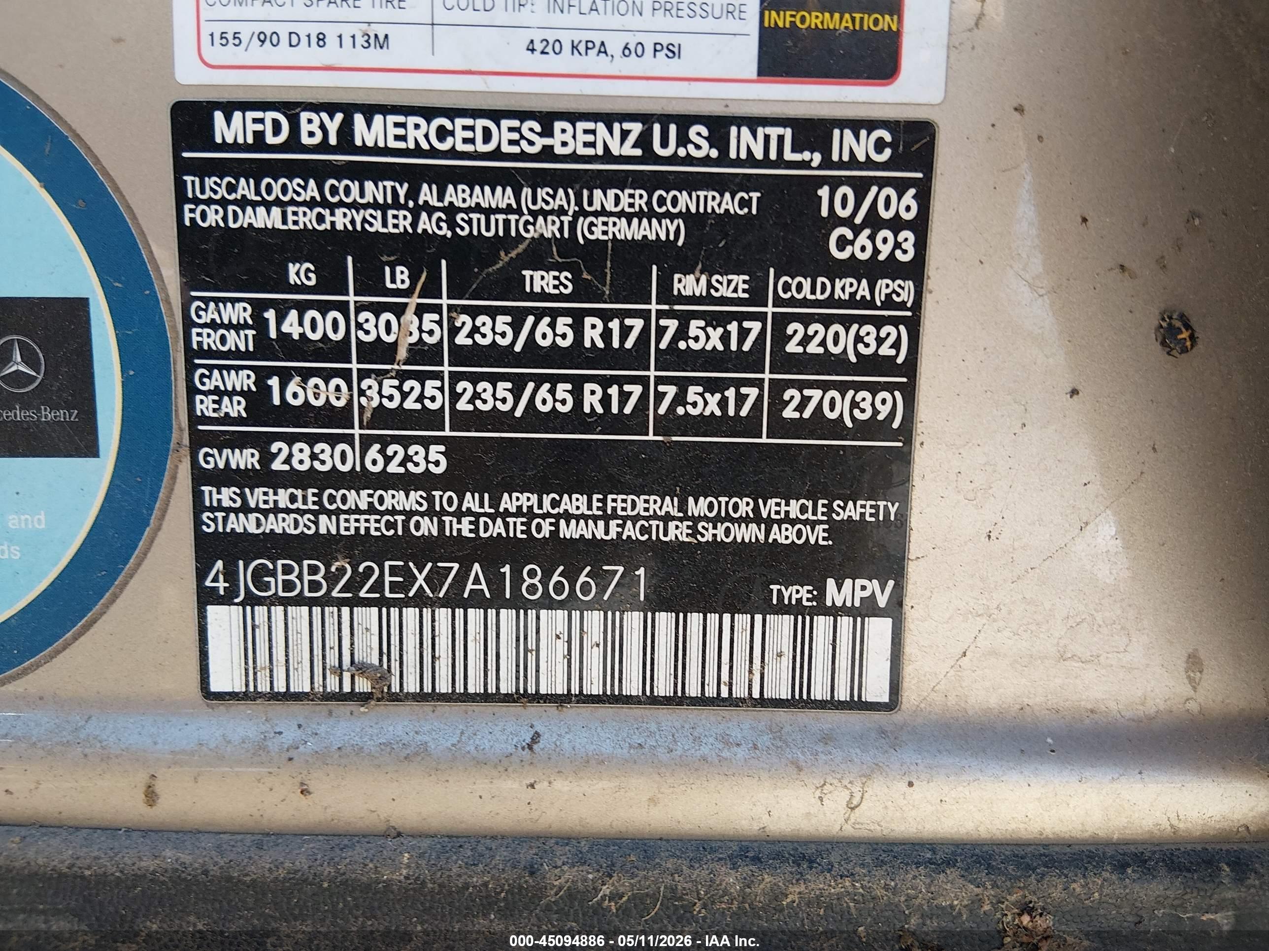 MERCEDES-BENZ ML image 9