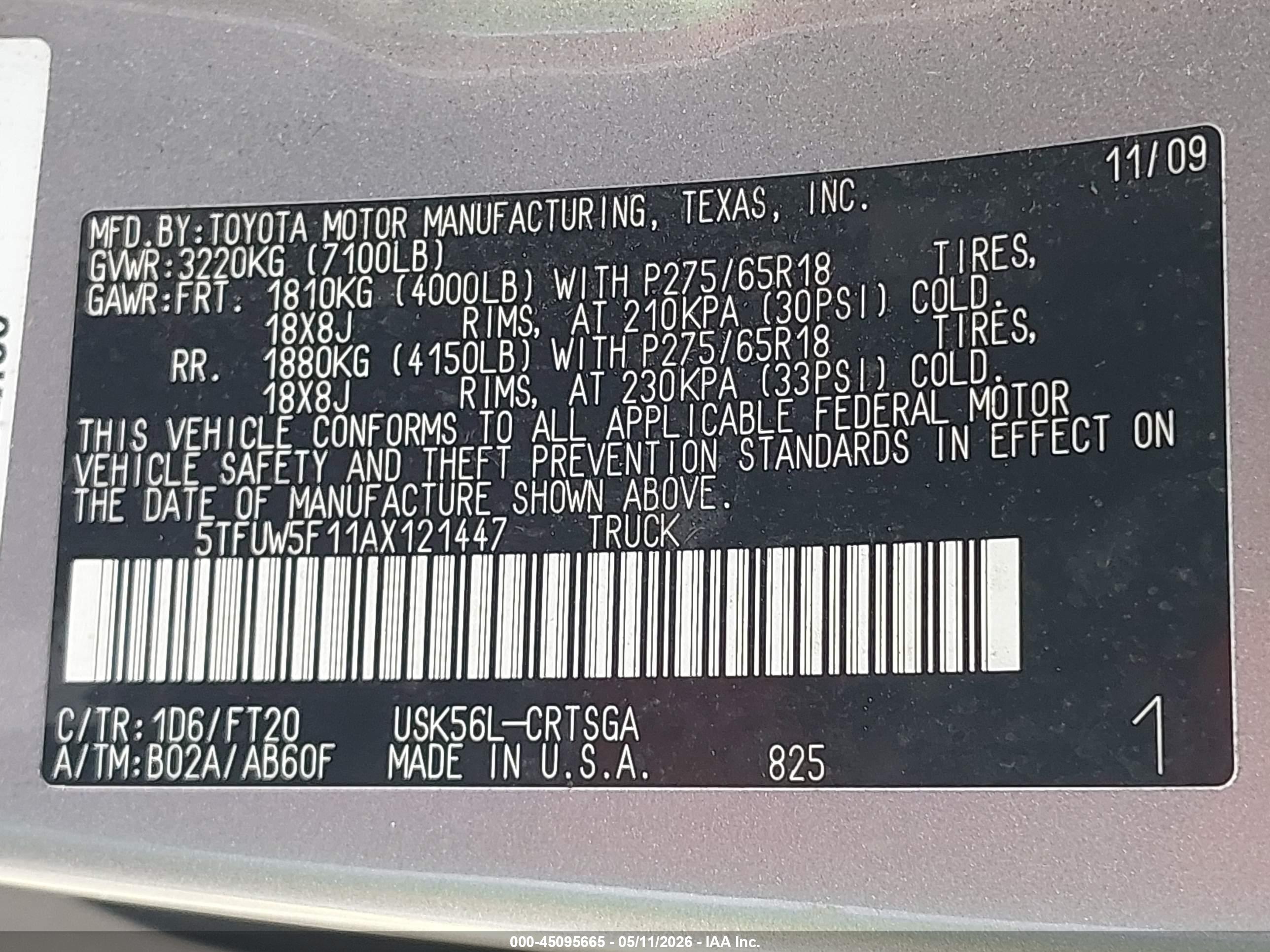 TOYOTA TUNDRA image 9