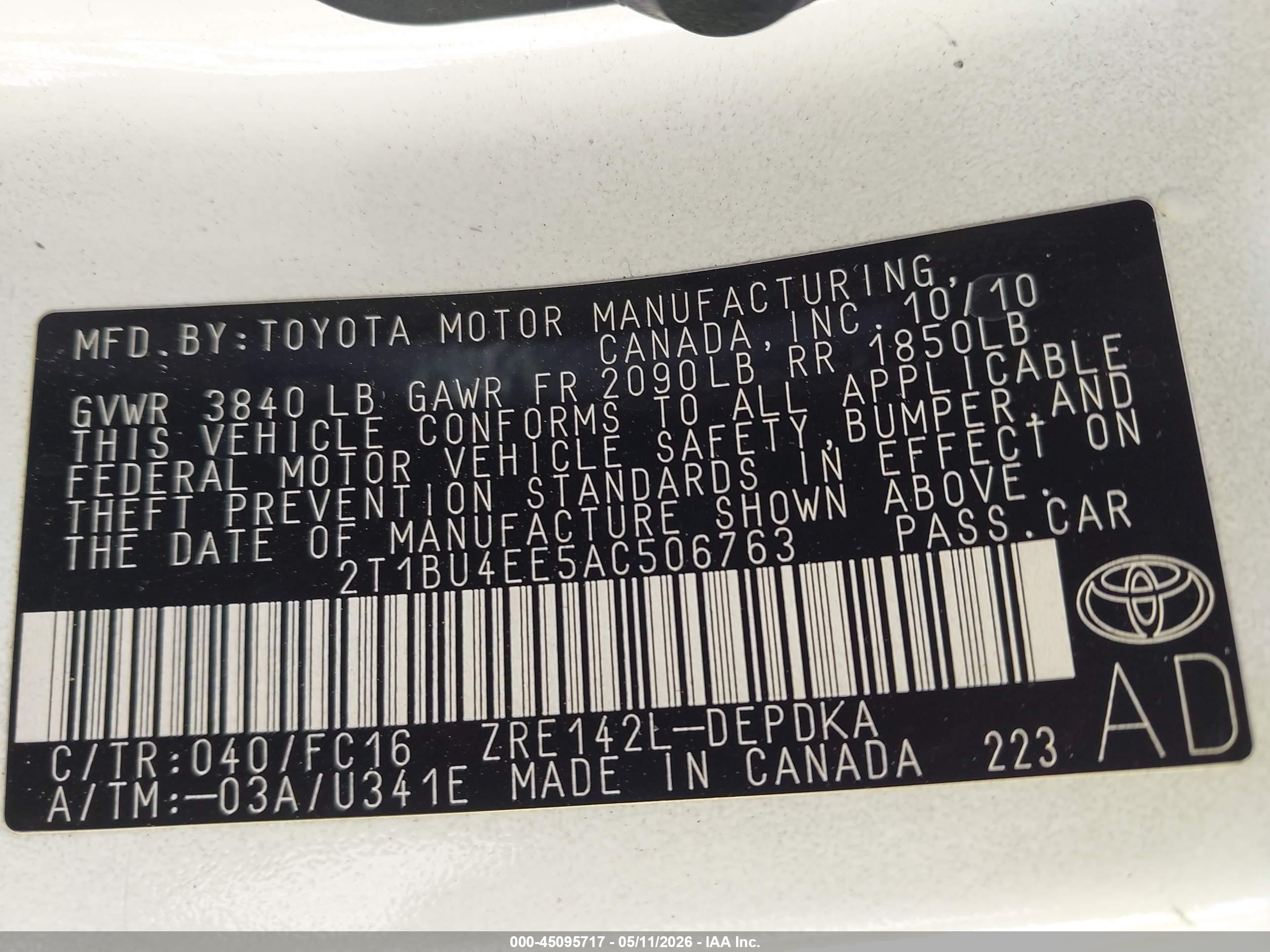 TOYOTA COROLLA image 9