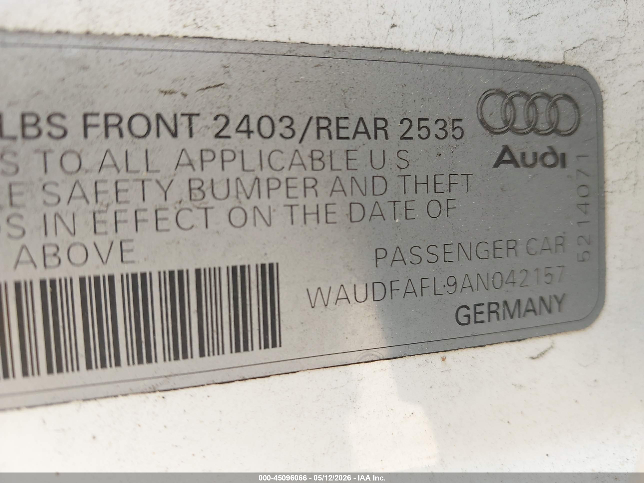 AUDI A4 image 9
