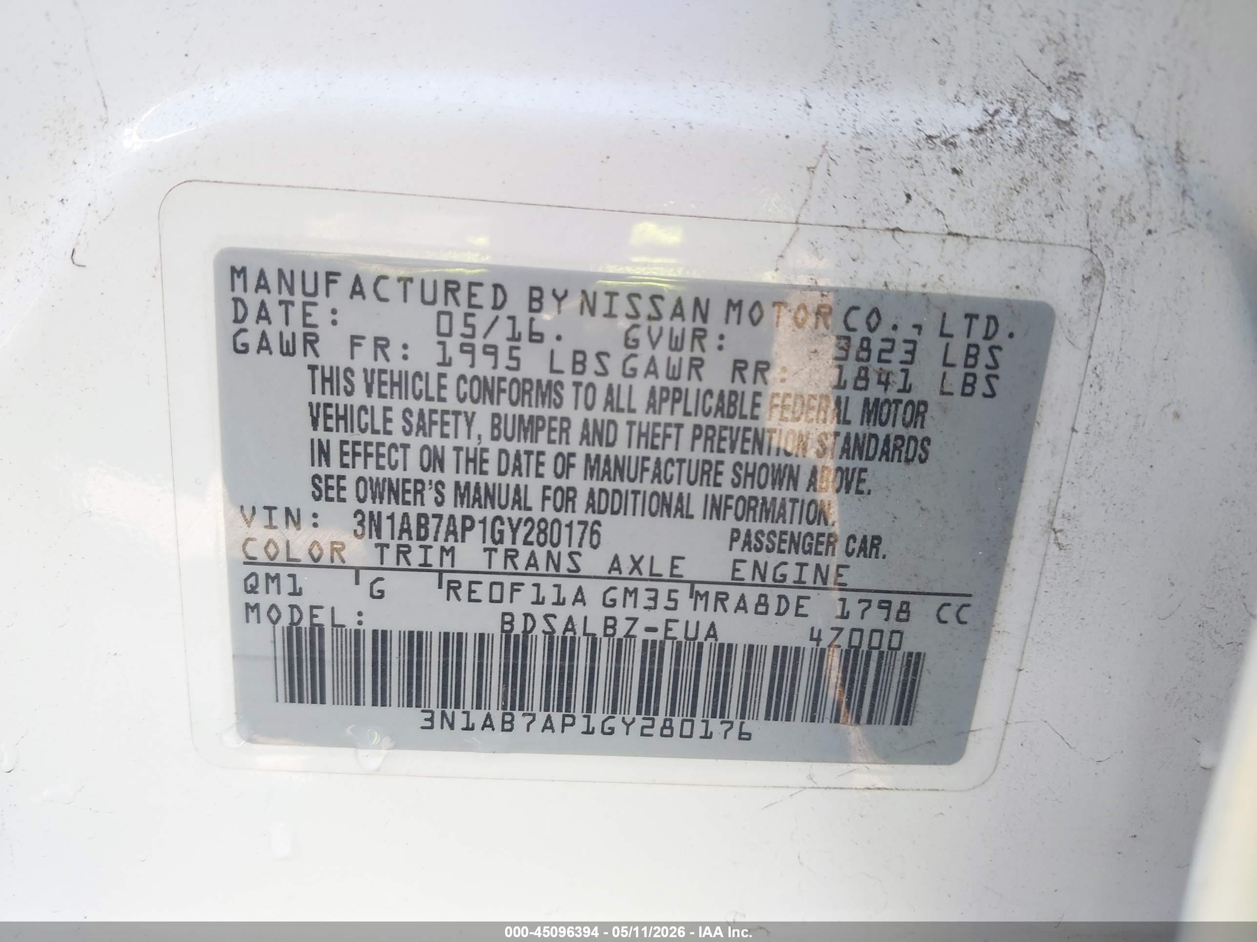 NISSAN SENTRA image 9