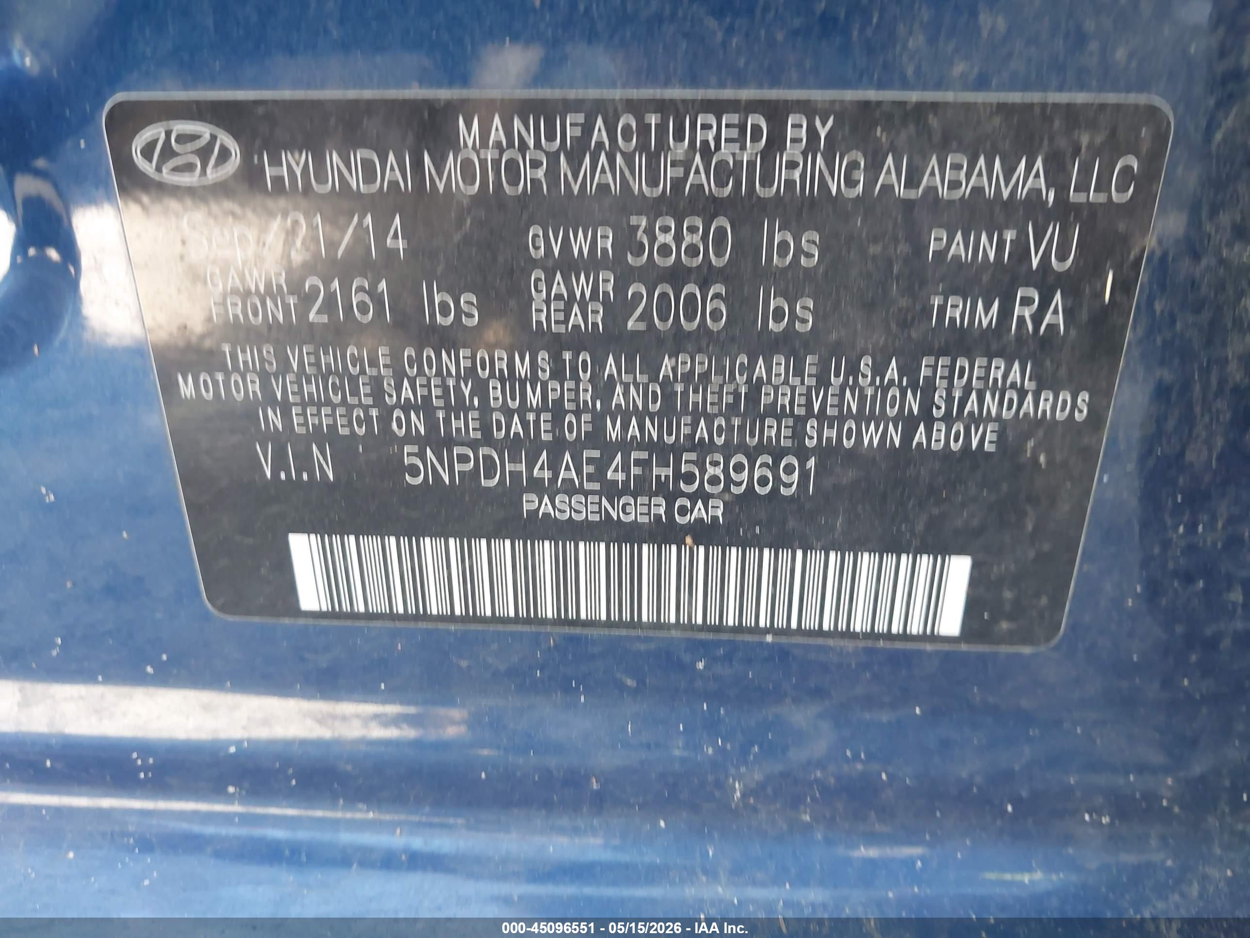 HYUNDAI ELANTRA image 9