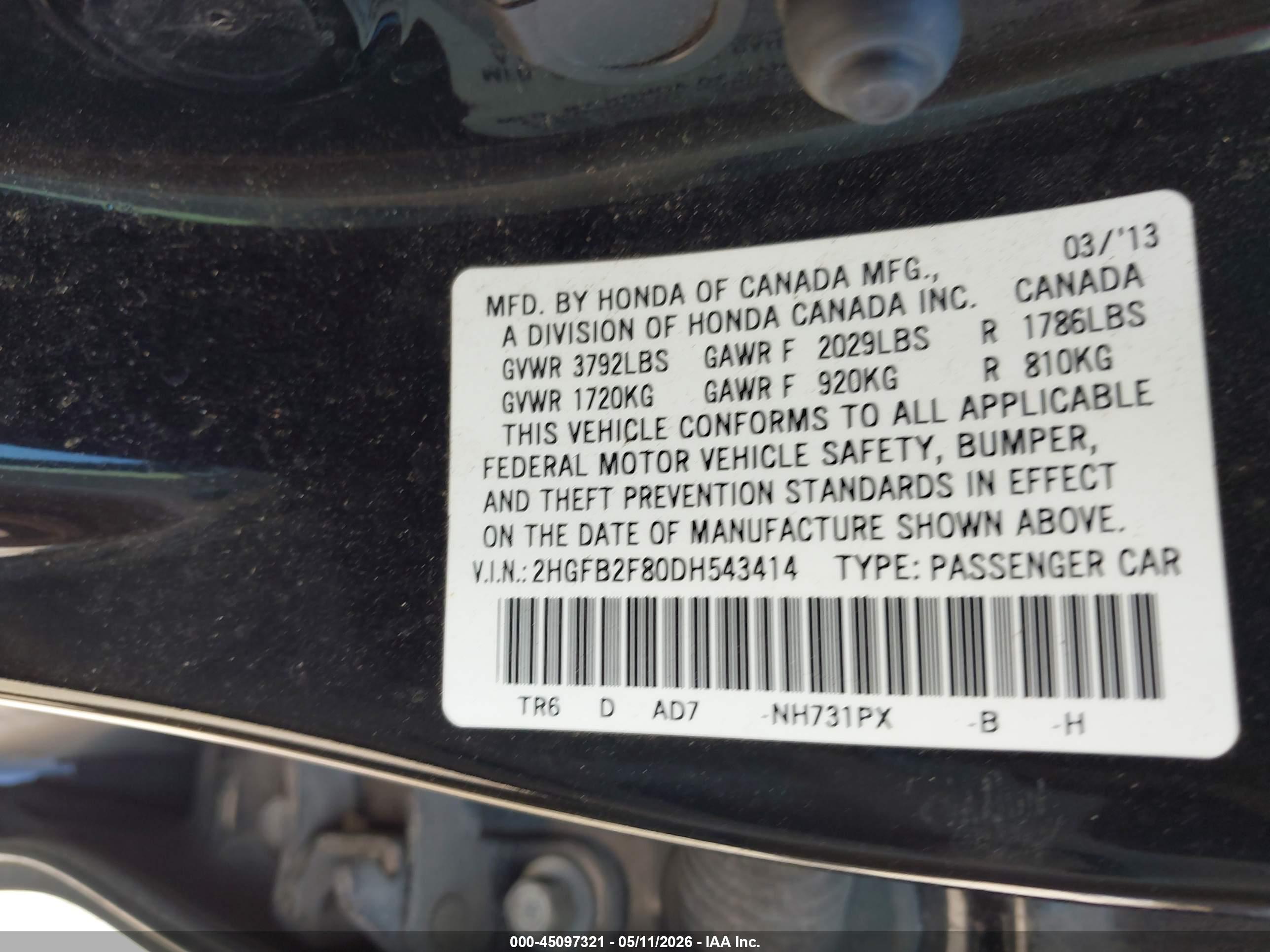 HONDA CIVIC image 9