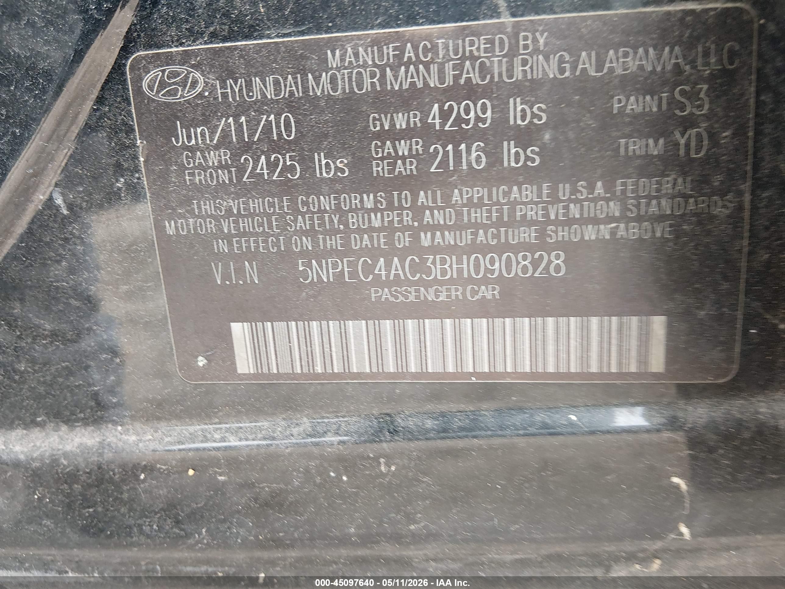 HYUNDAI SONATA image 9