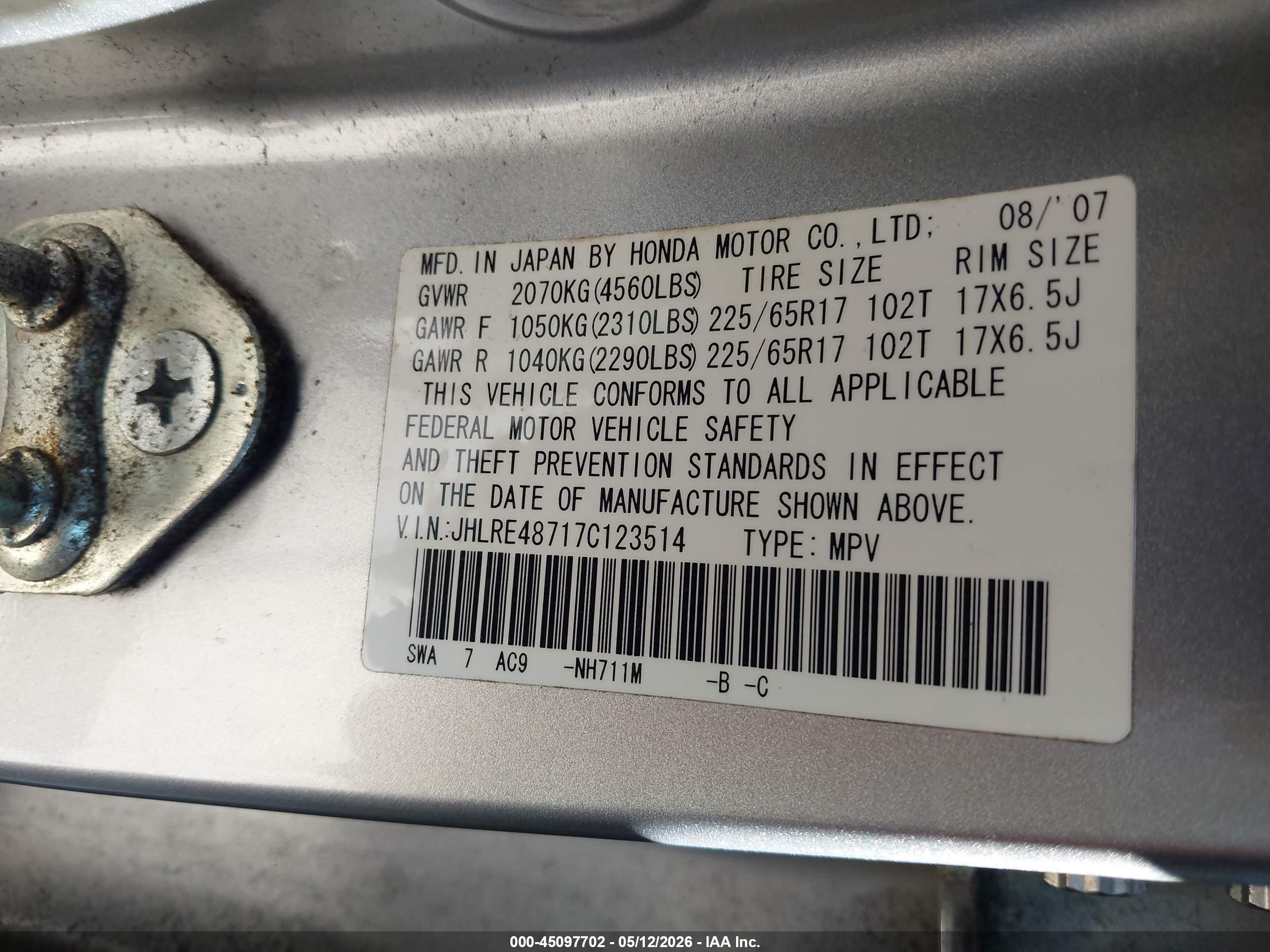 HONDA CR-V image 9