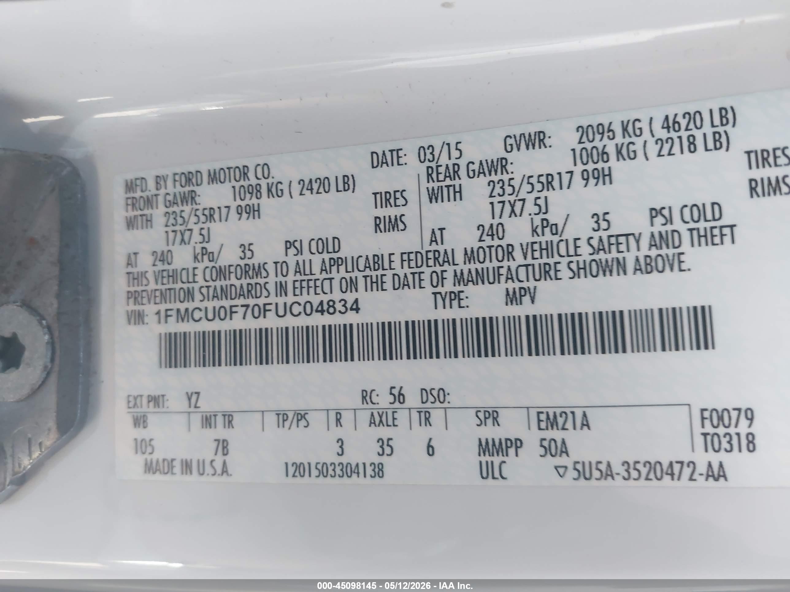 FORD ESCAPE image 9