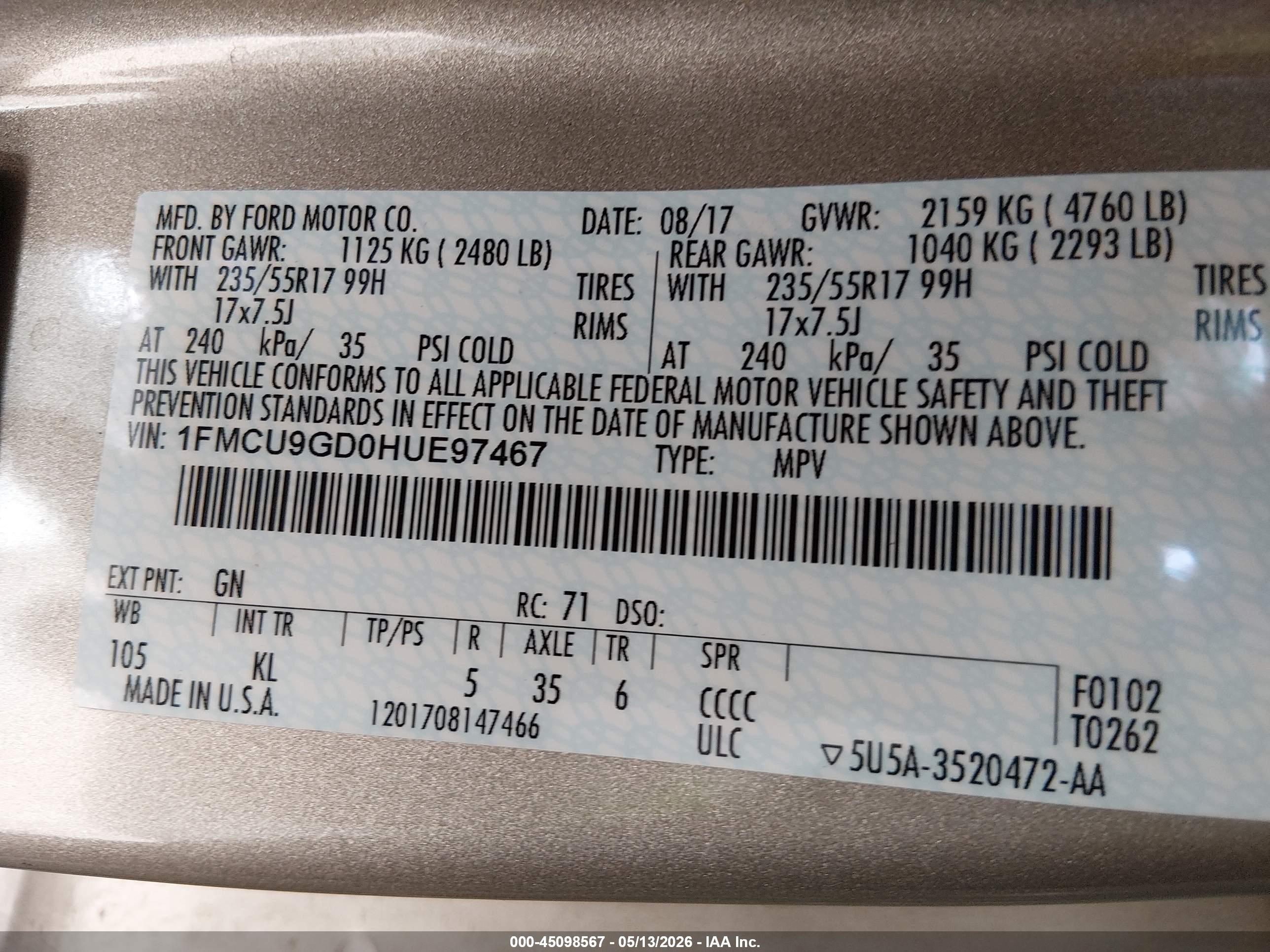FORD ESCAPE image 9