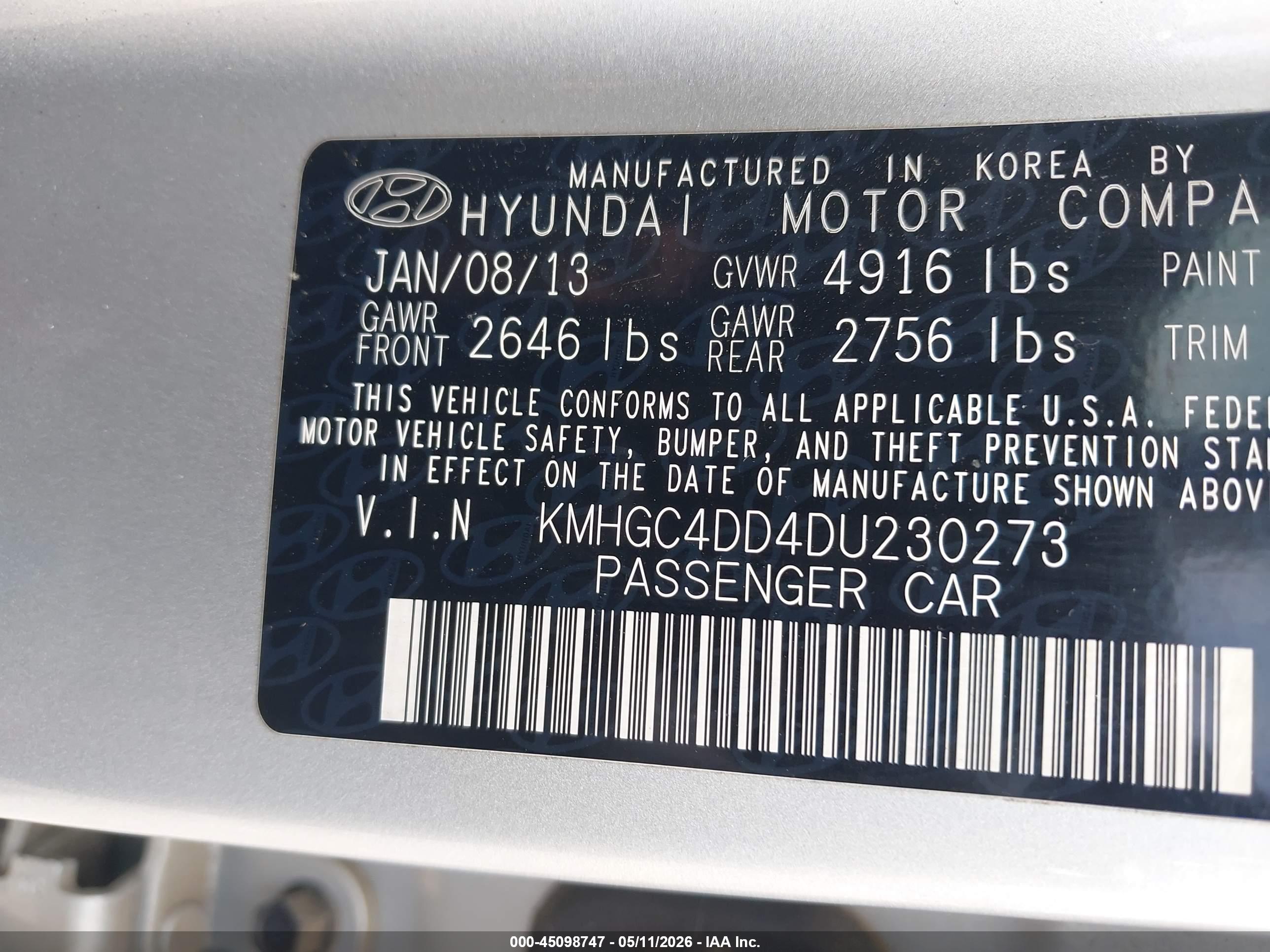 HYUNDAI GENESIS image 9