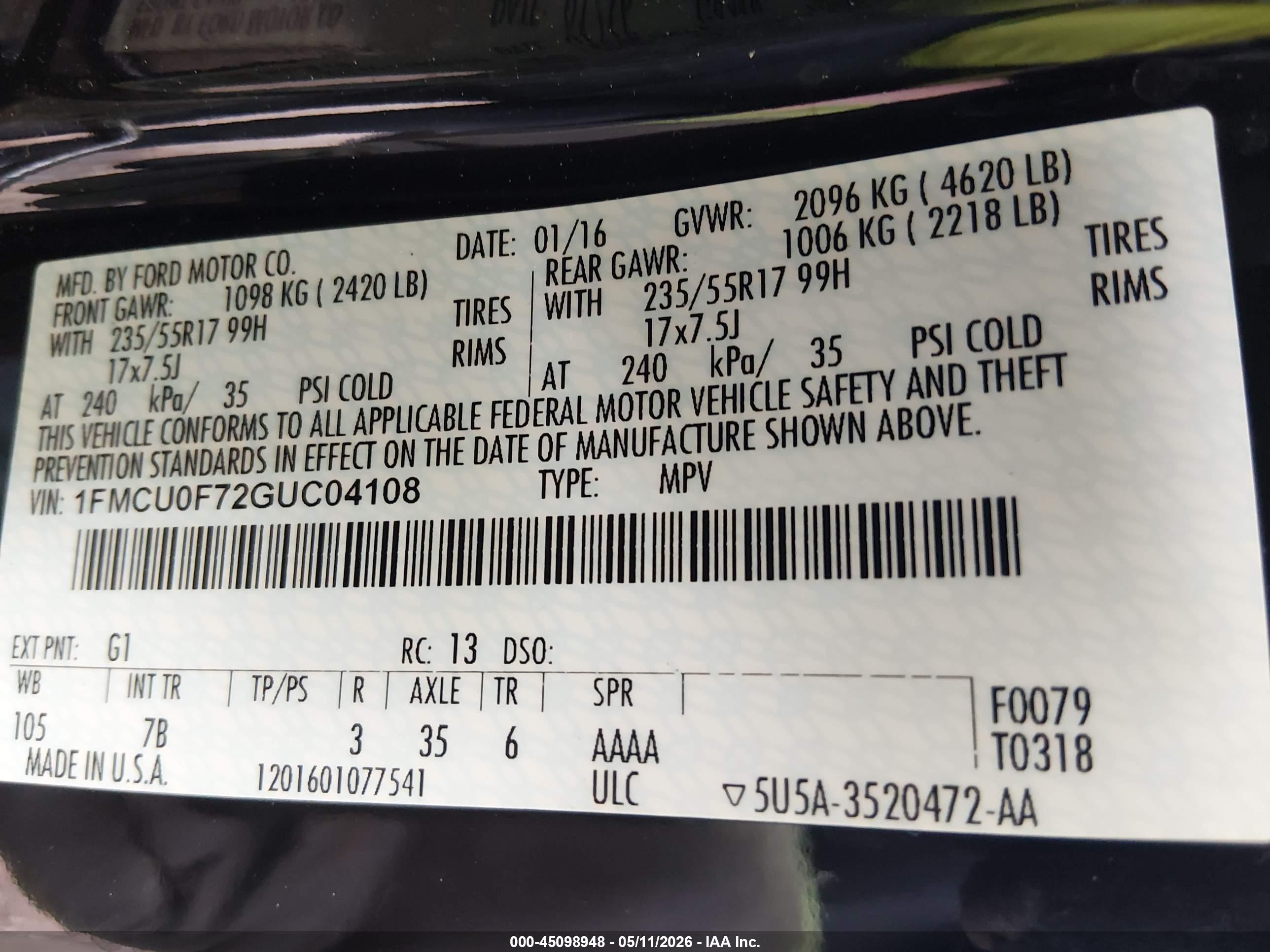 FORD ESCAPE image 9