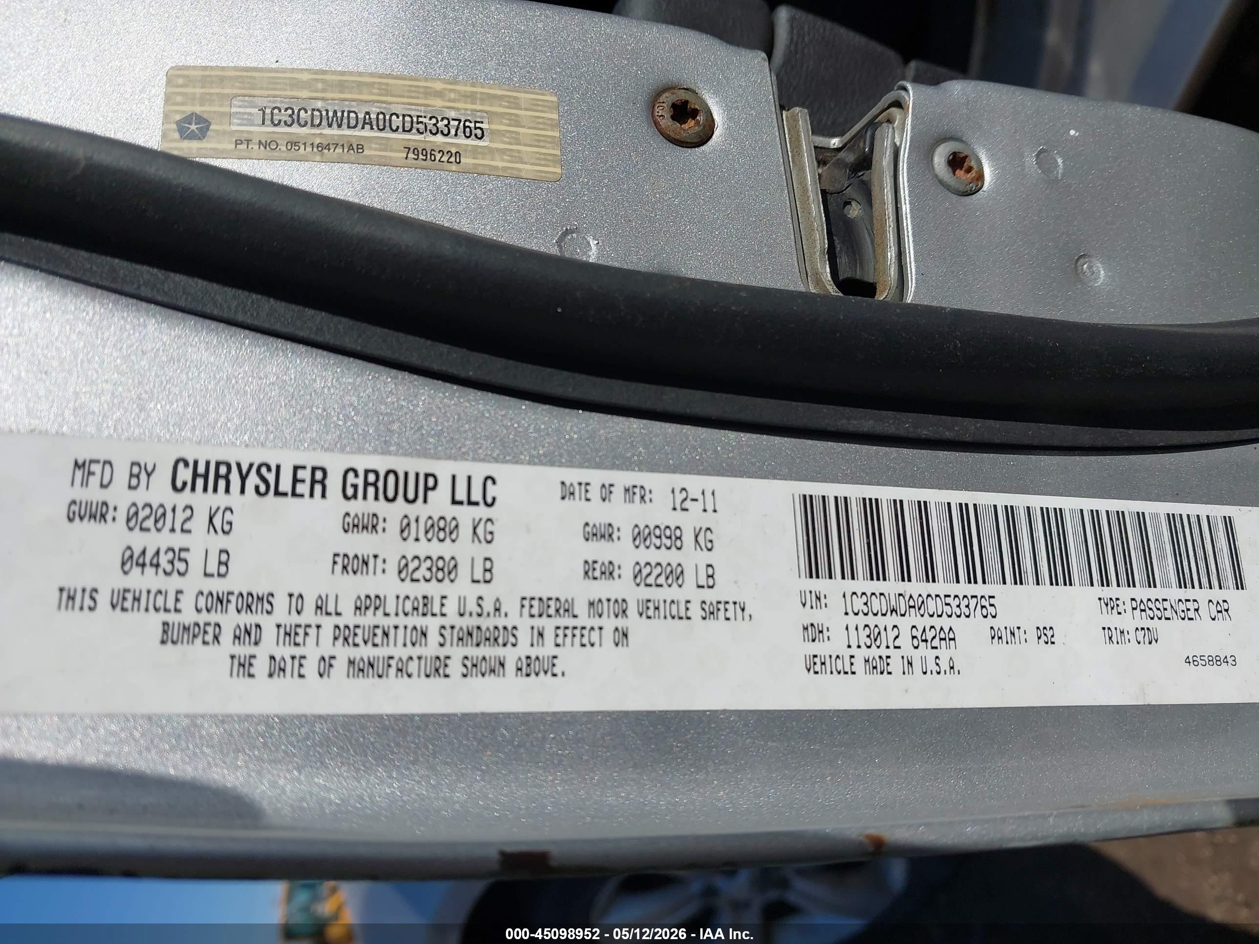 DODGE CALIBER image 9