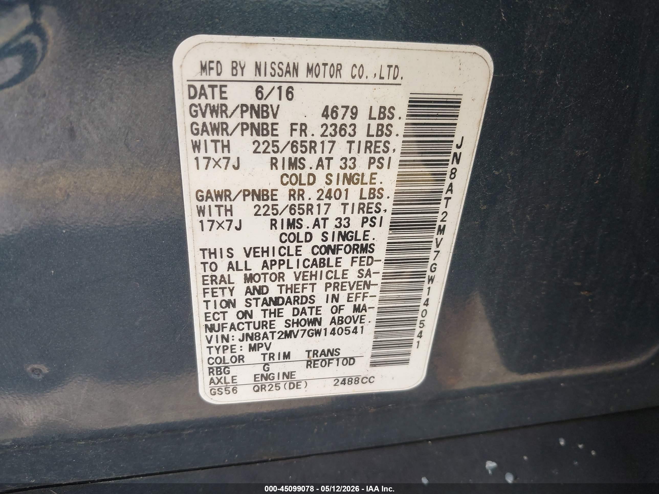 NISSAN ROGUE image 9
