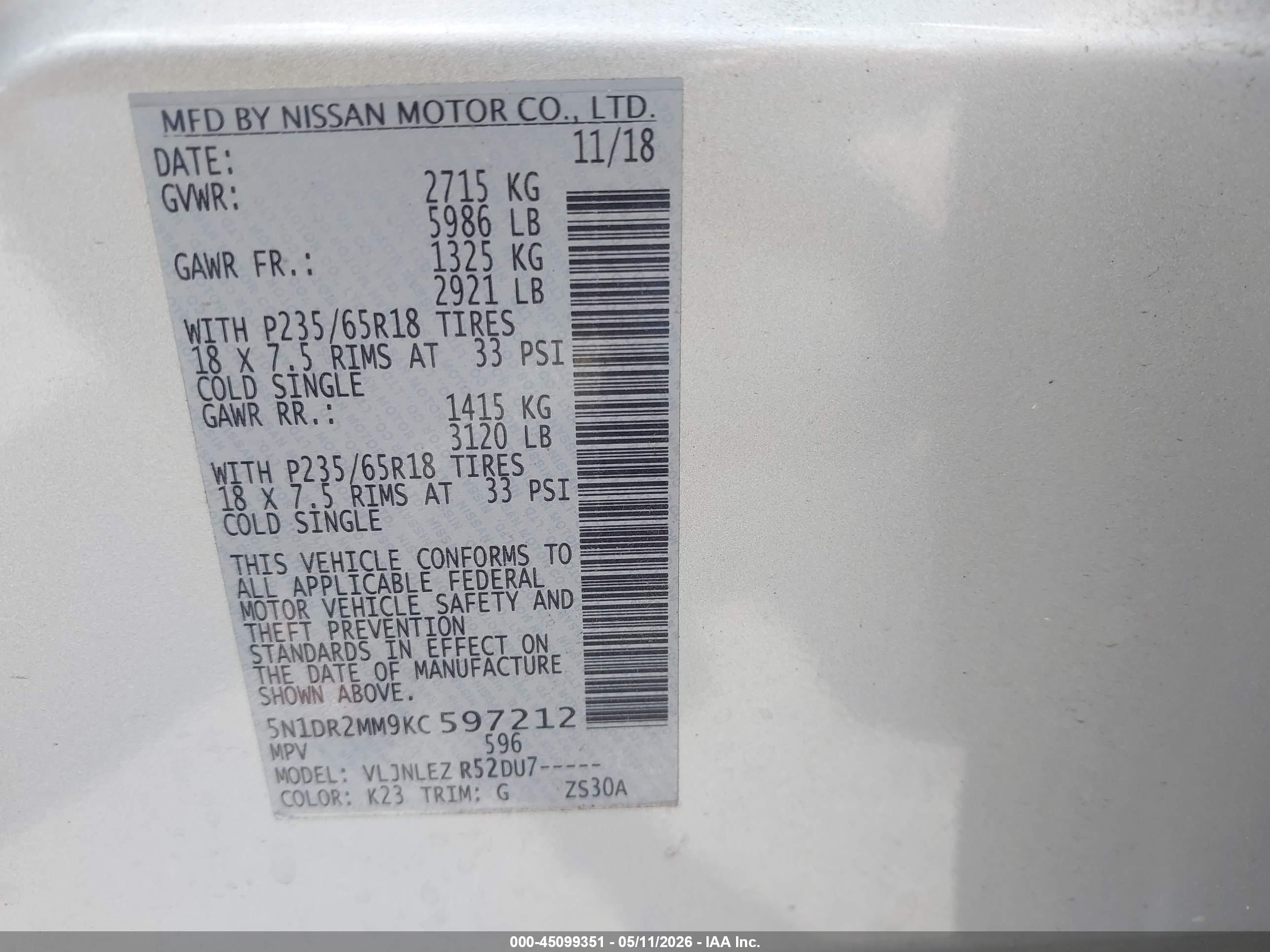 NISSAN PATHFINDER image 9