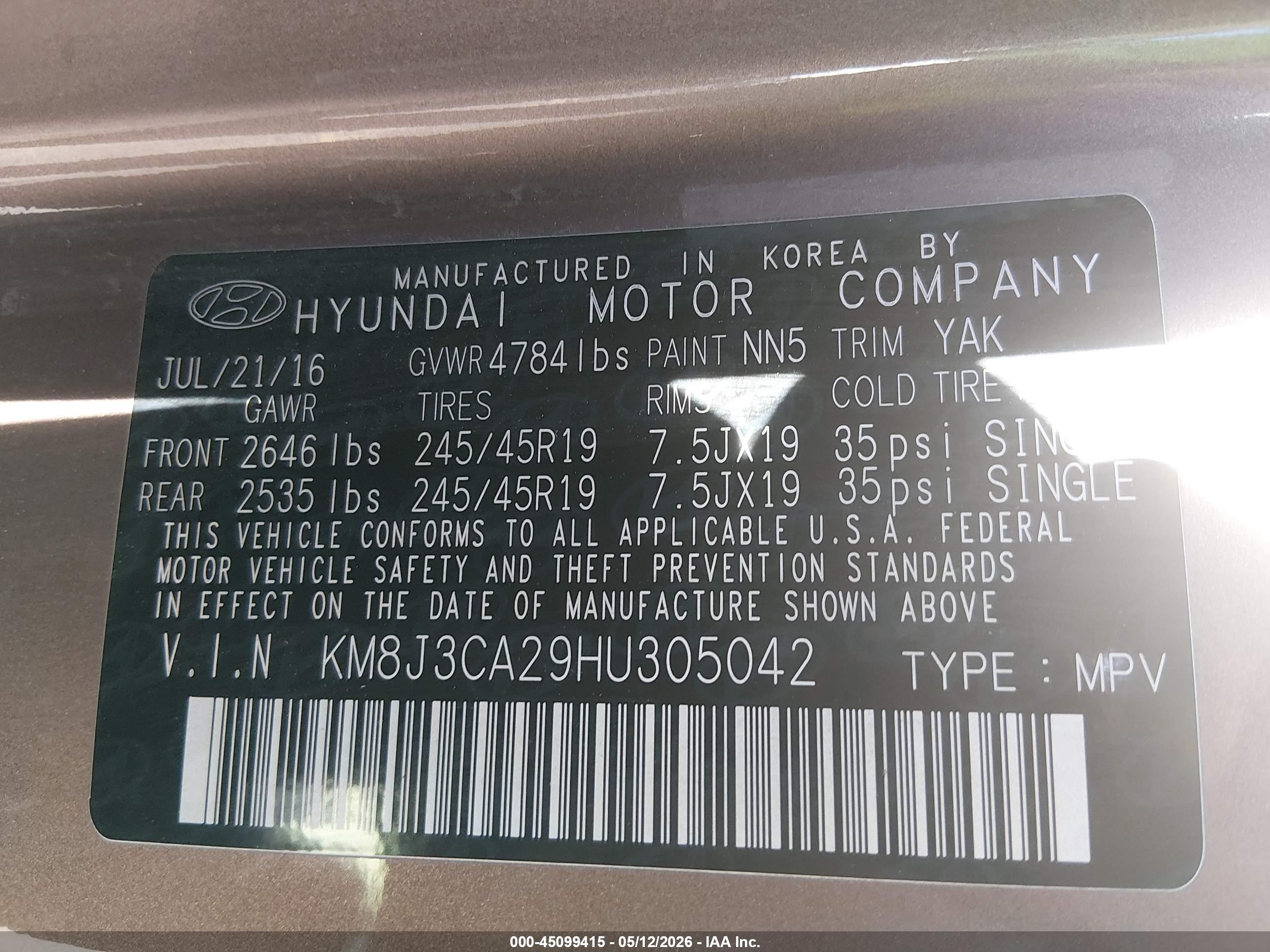 HYUNDAI TUCSON image 9