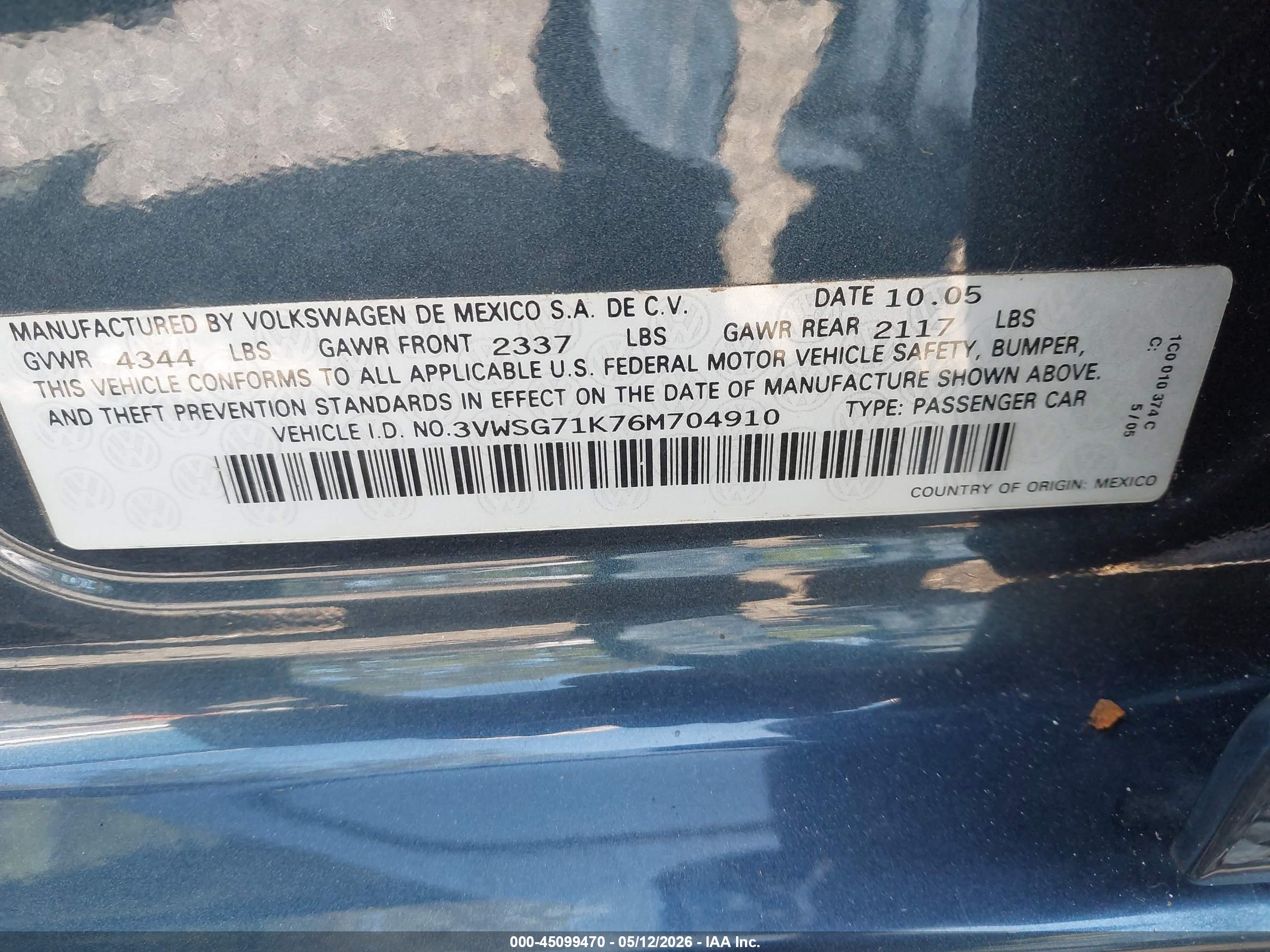 VOLKSWAGEN JETTA image 9