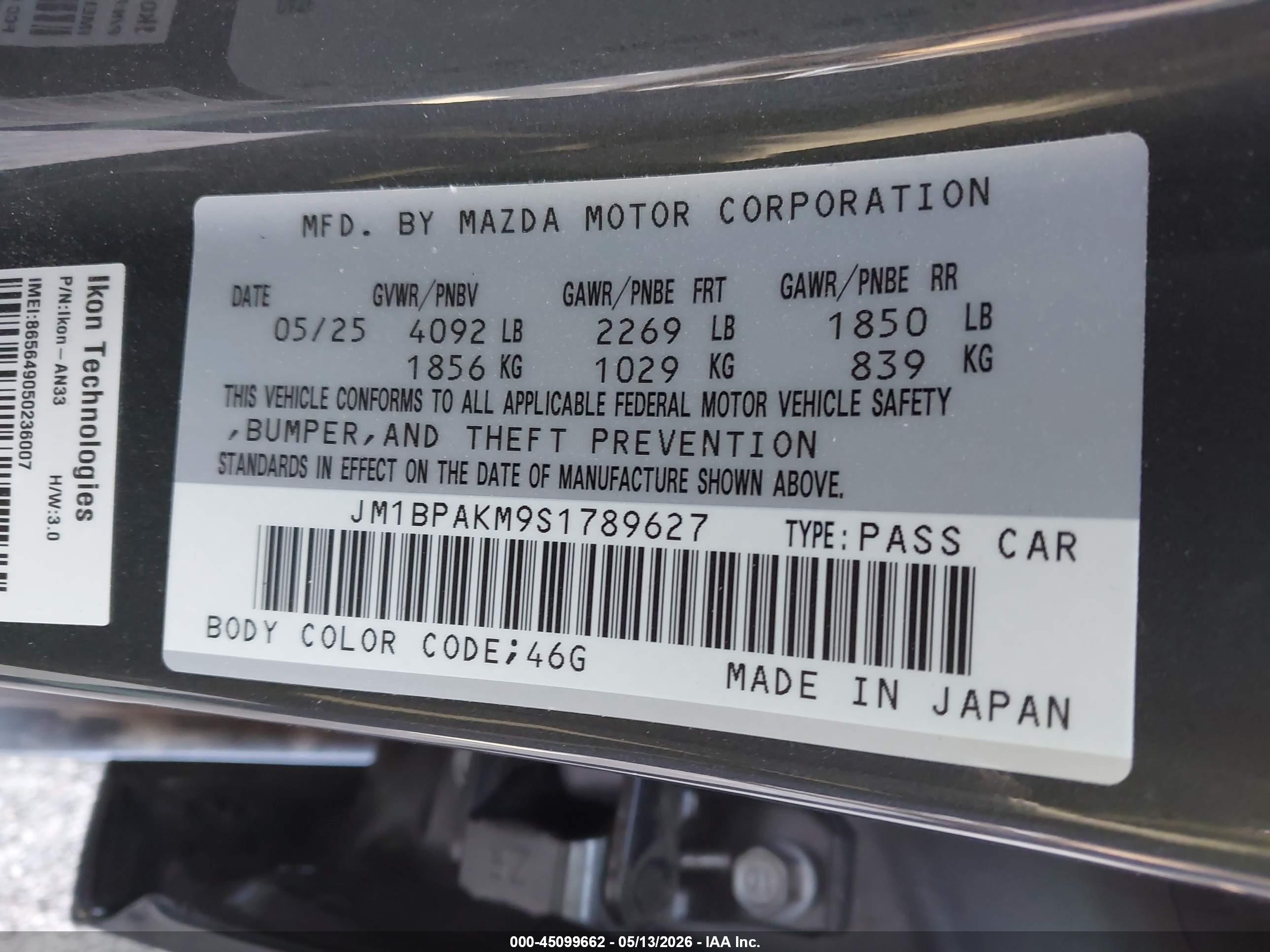 MAZDA MAZDA3 image 9