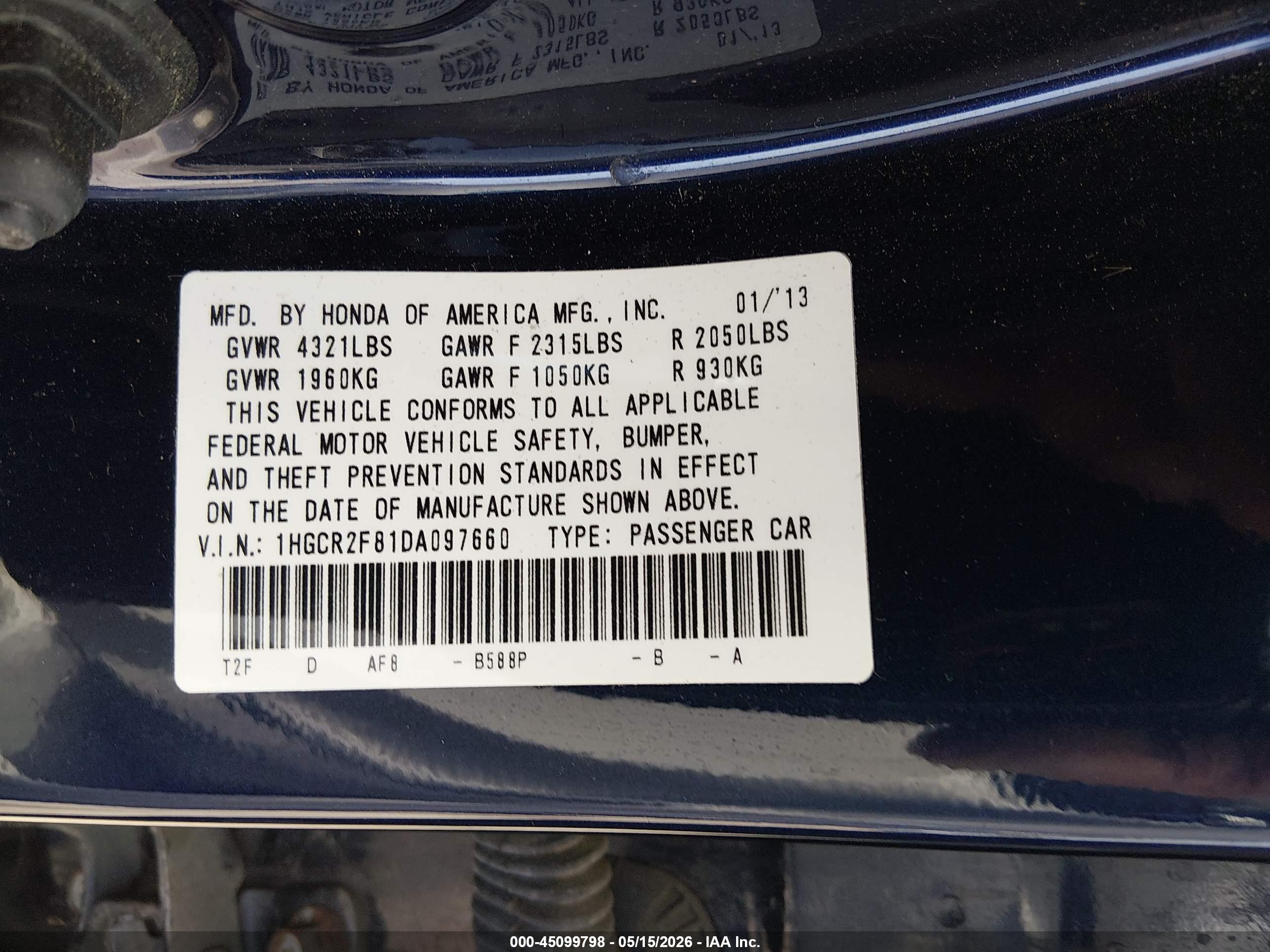 HONDA ACCORD image 9