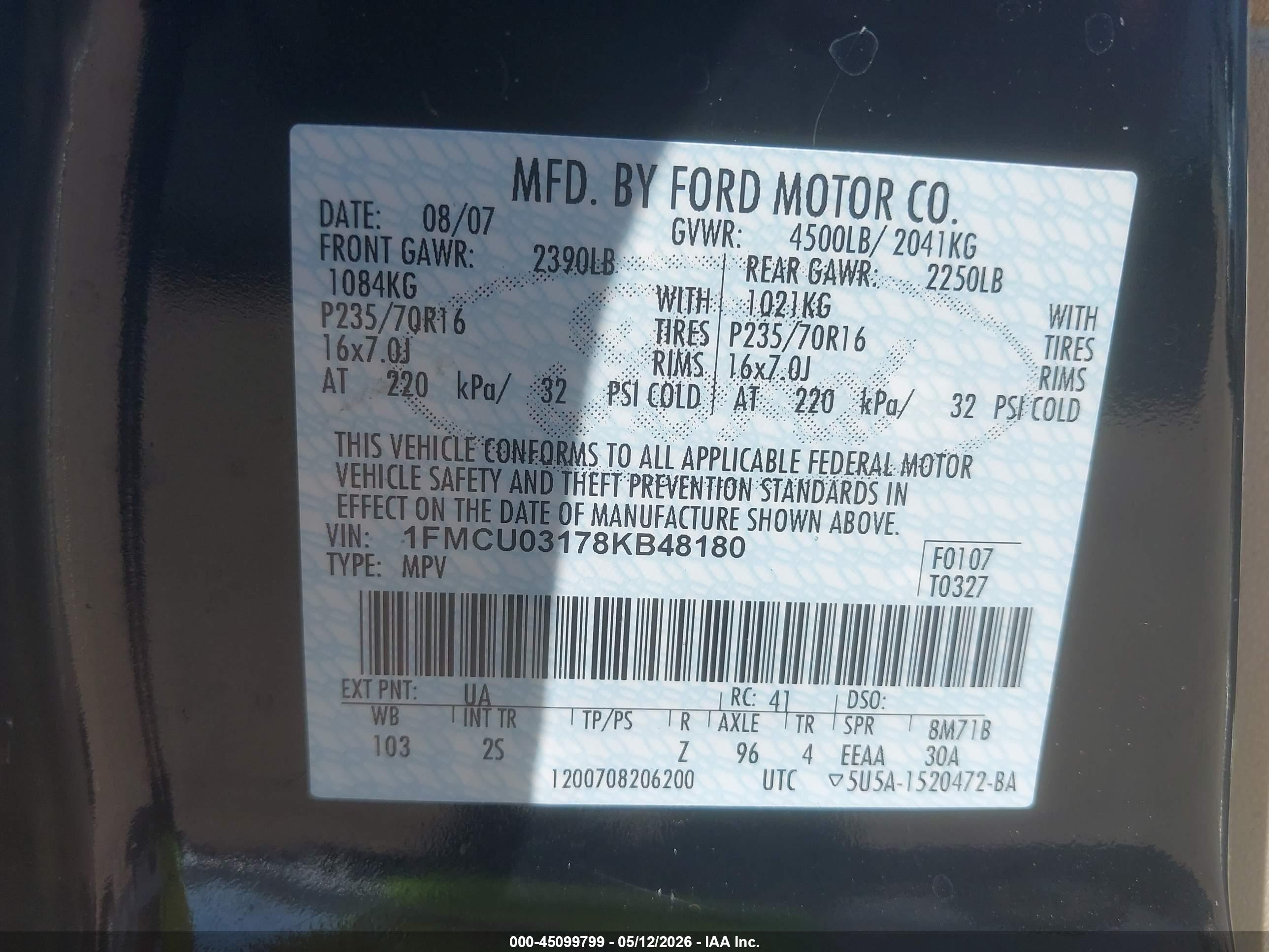 FORD ESCAPE image 9