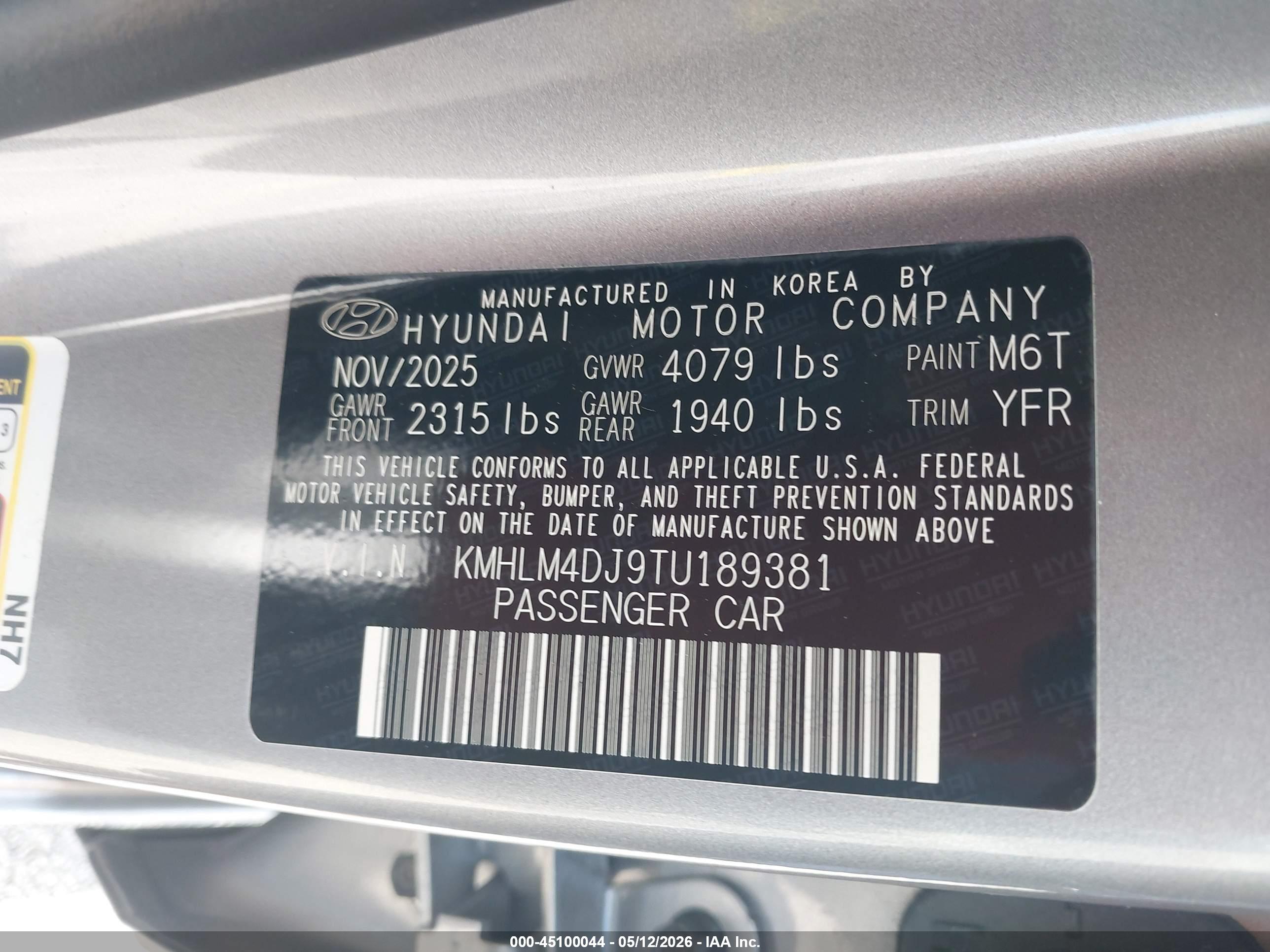 HYUNDAI ELANTRA image 9