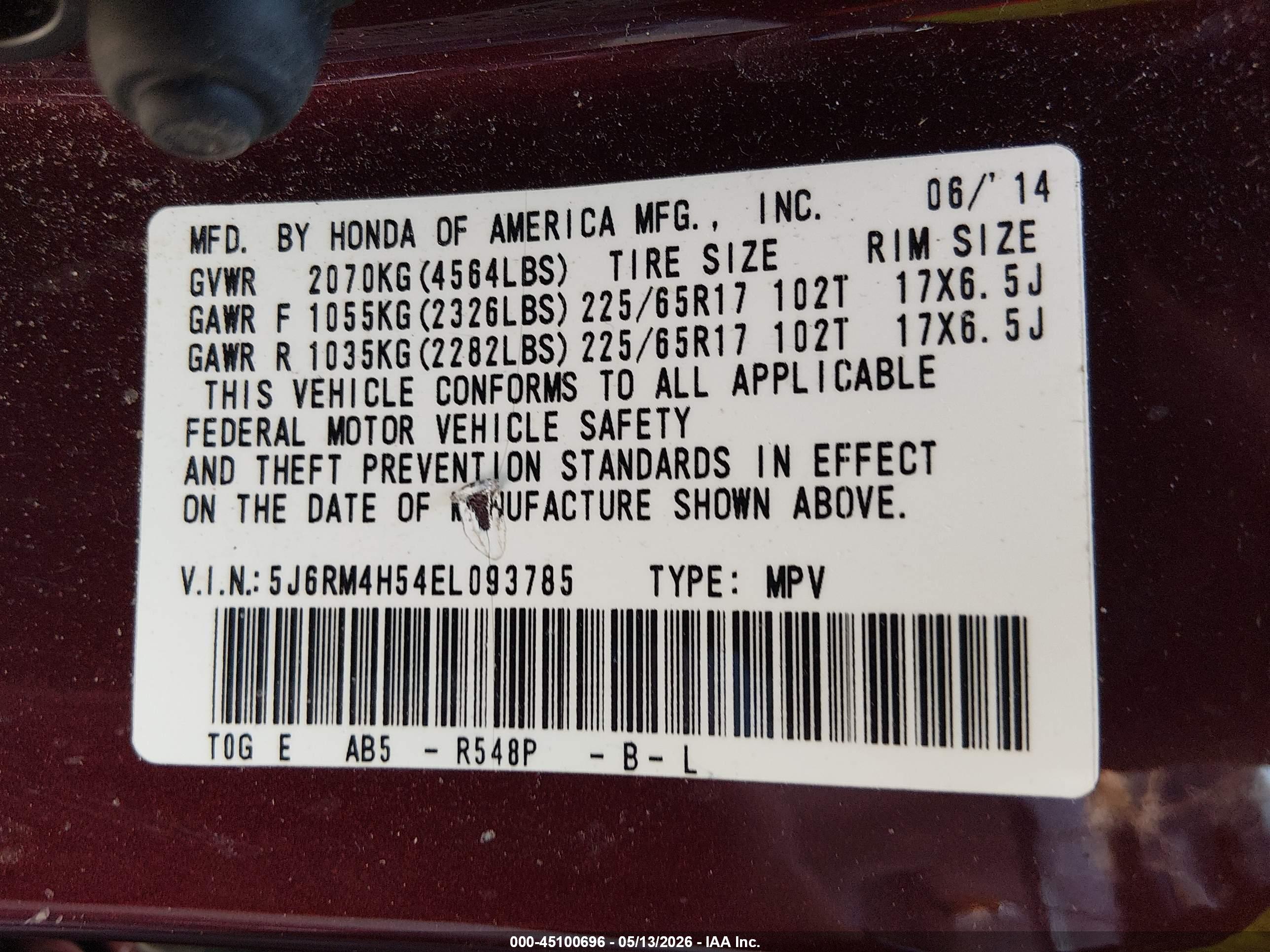 HONDA CR-V image 9