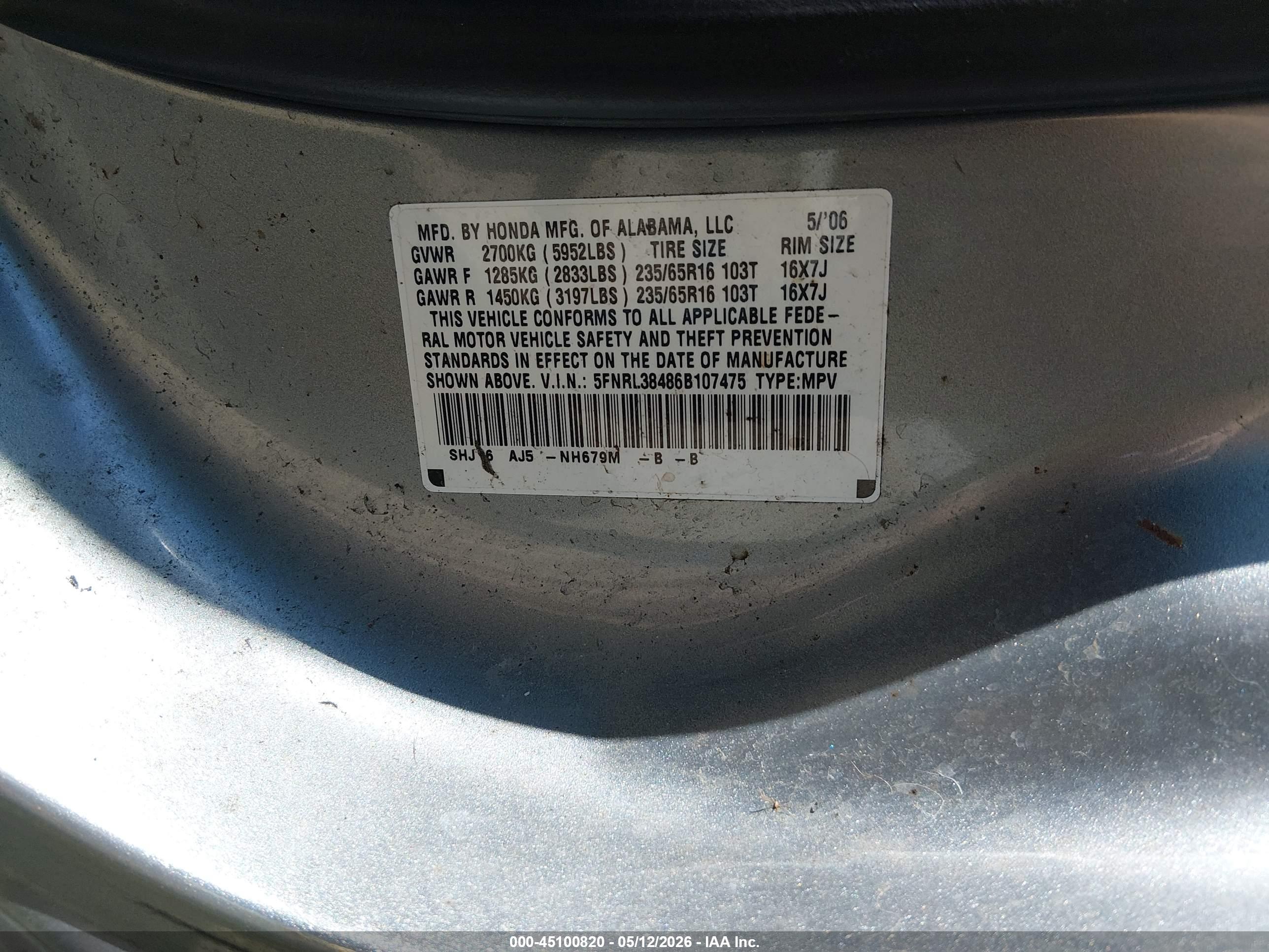HONDA ODYSSEY image 9