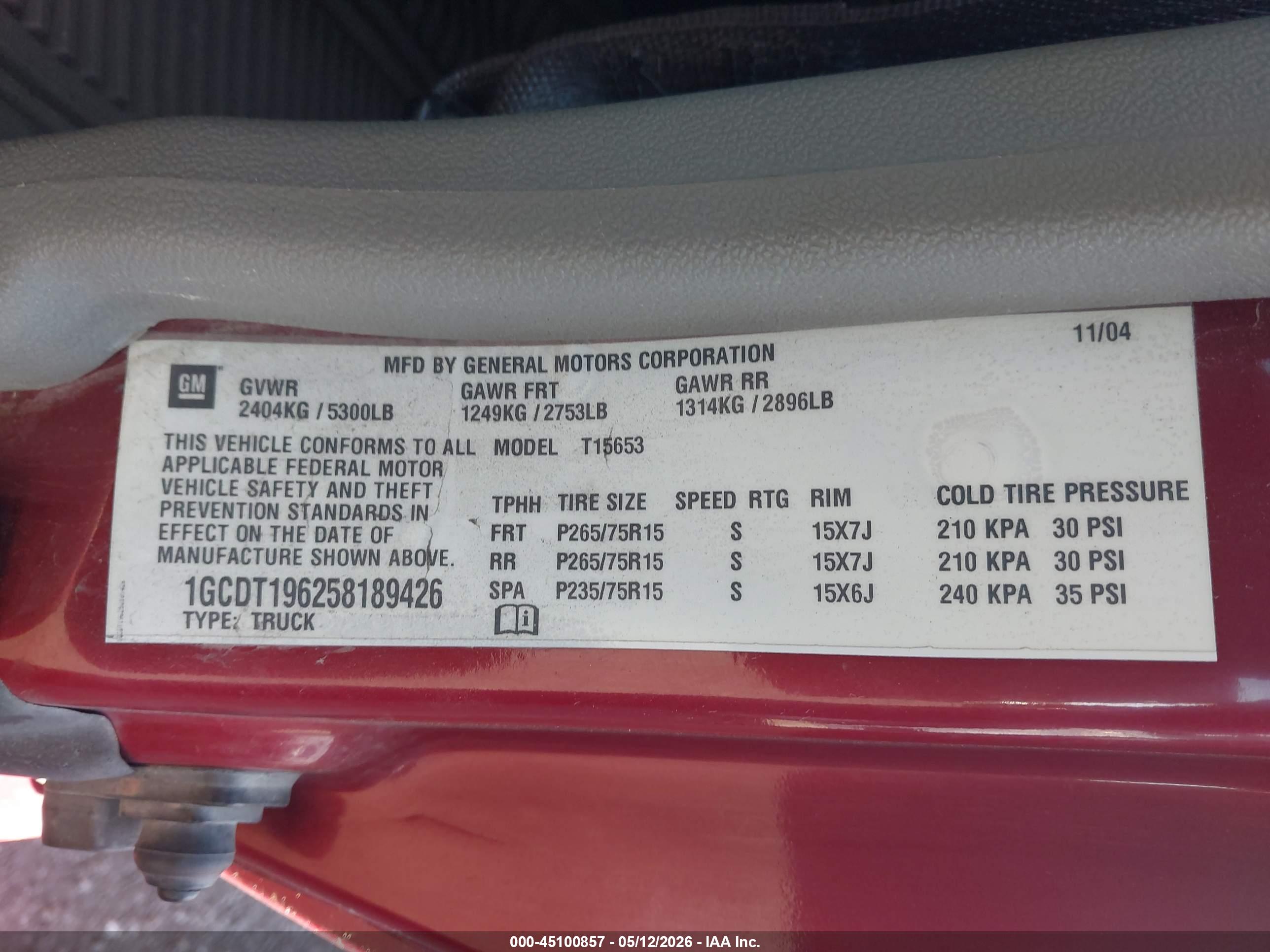 CHEVROLET COLORADO image 9