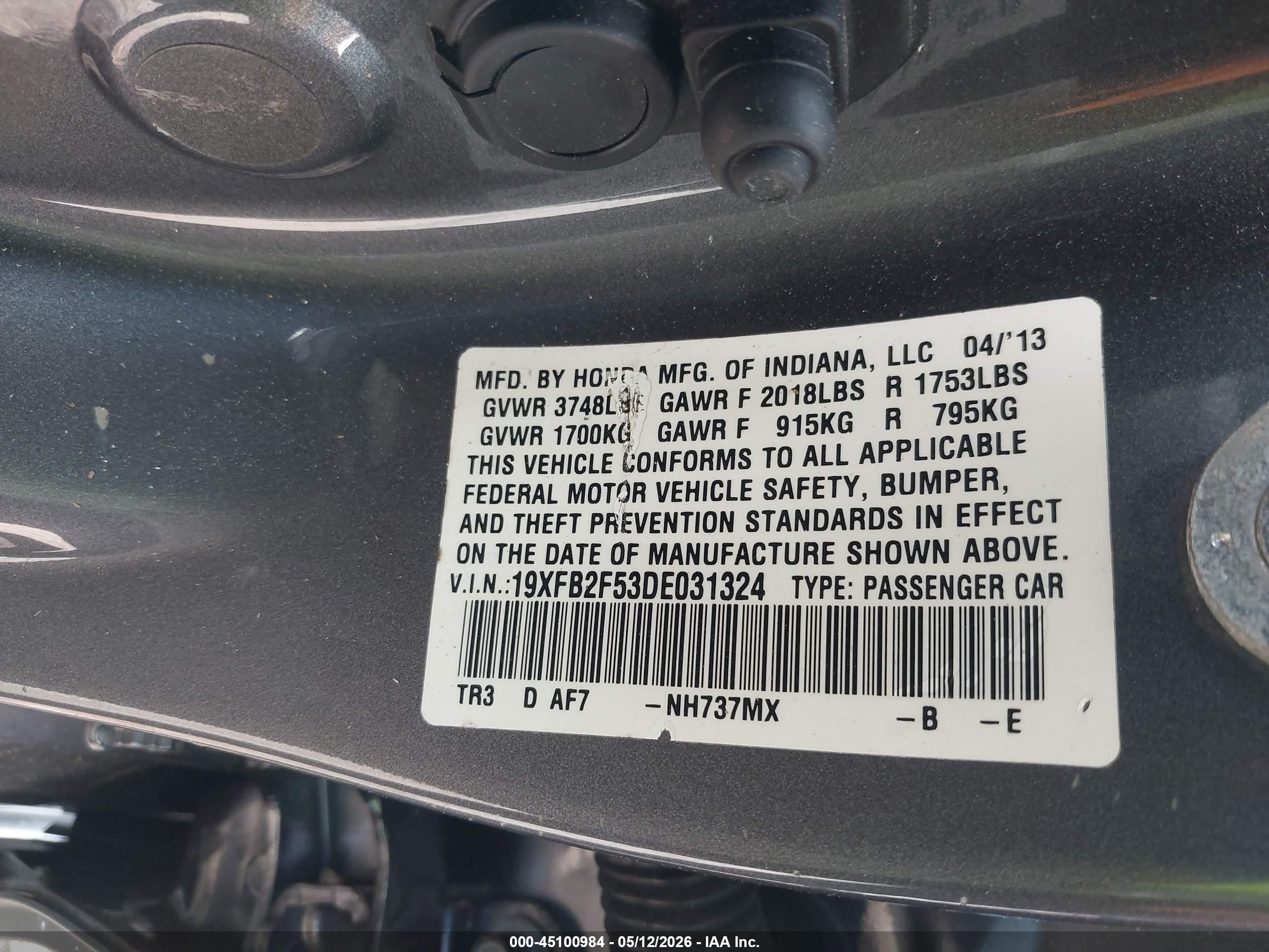 HONDA CIVIC image 9