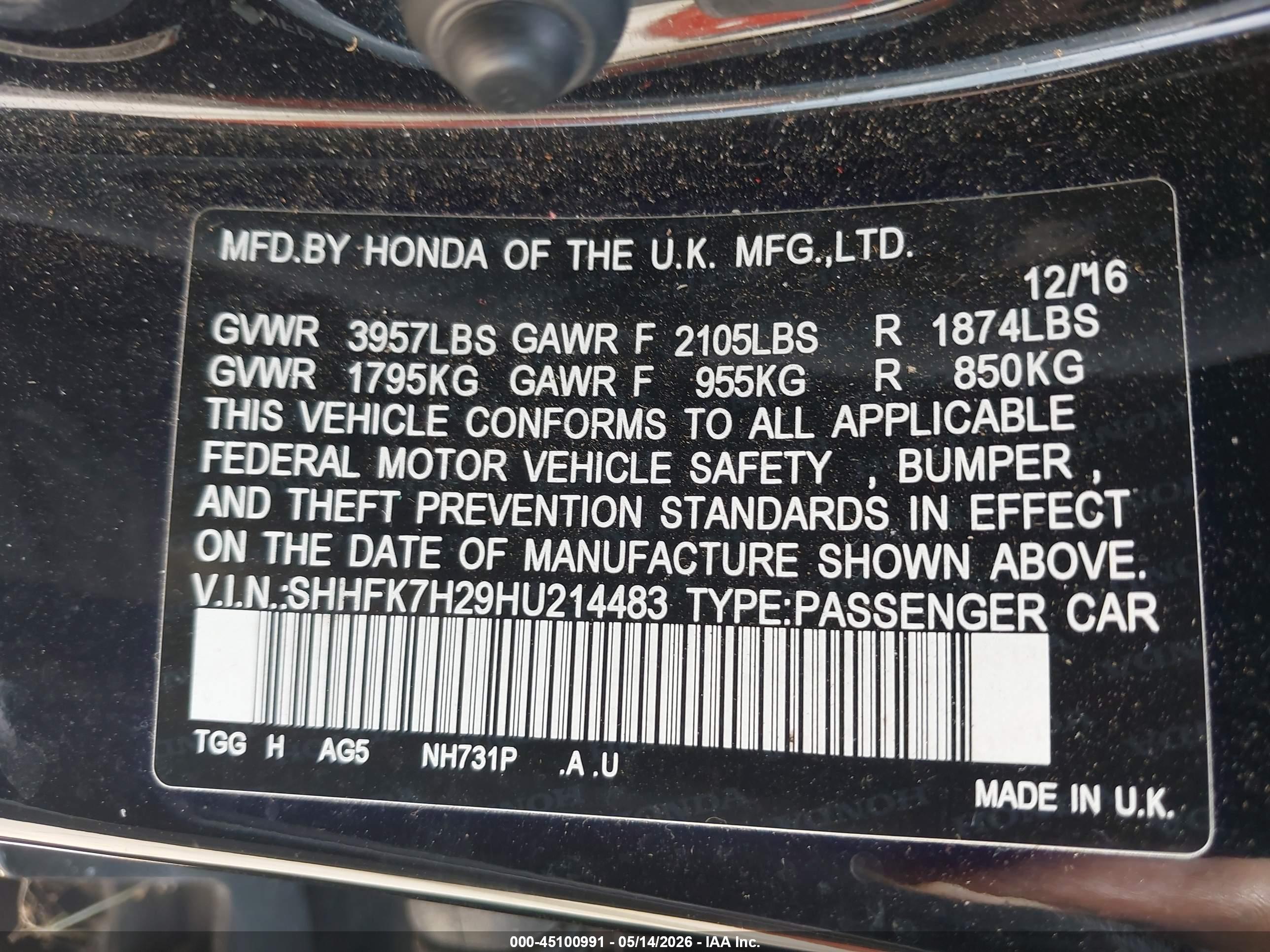 HONDA CIVIC image 9