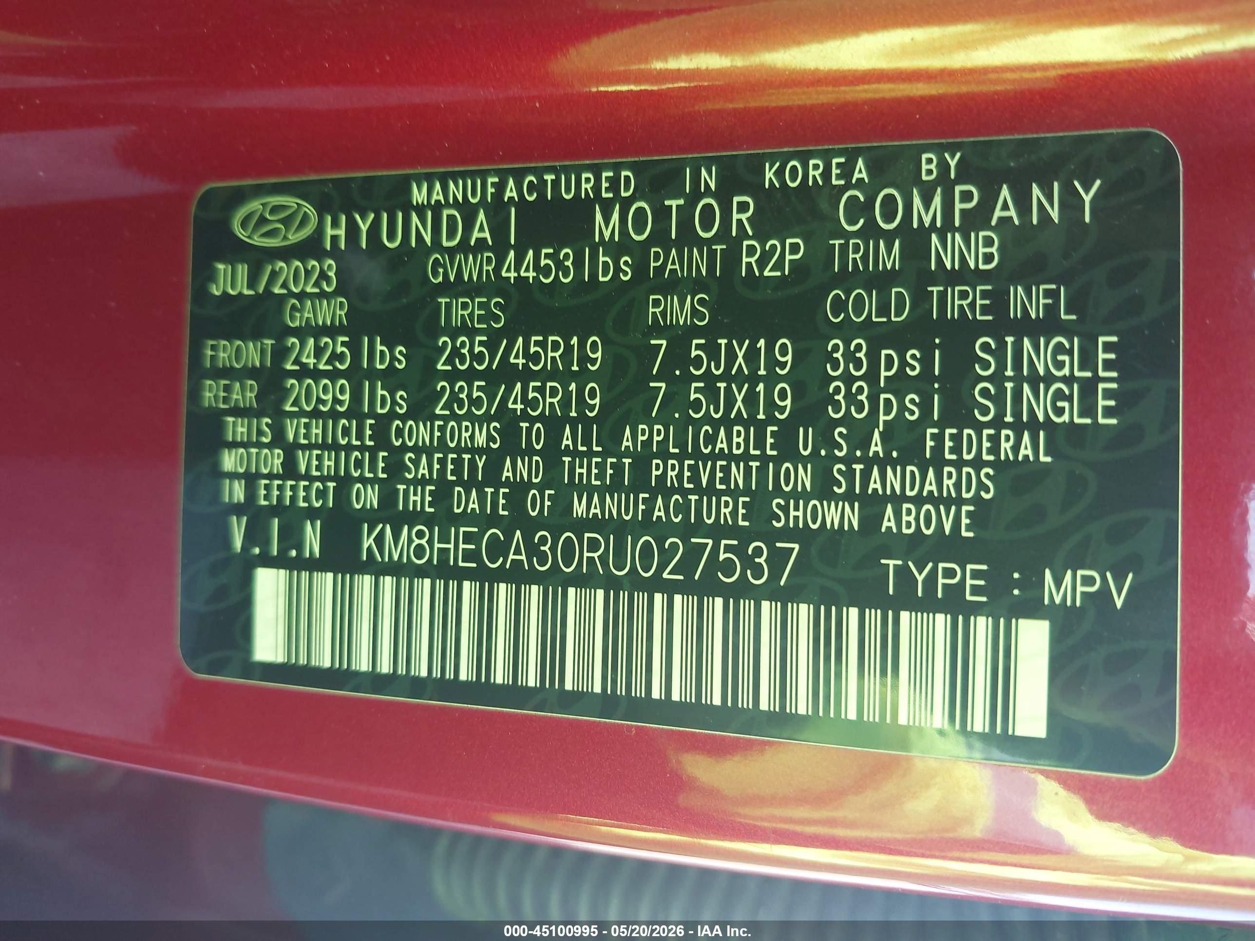 HYUNDAI KONA image 9
