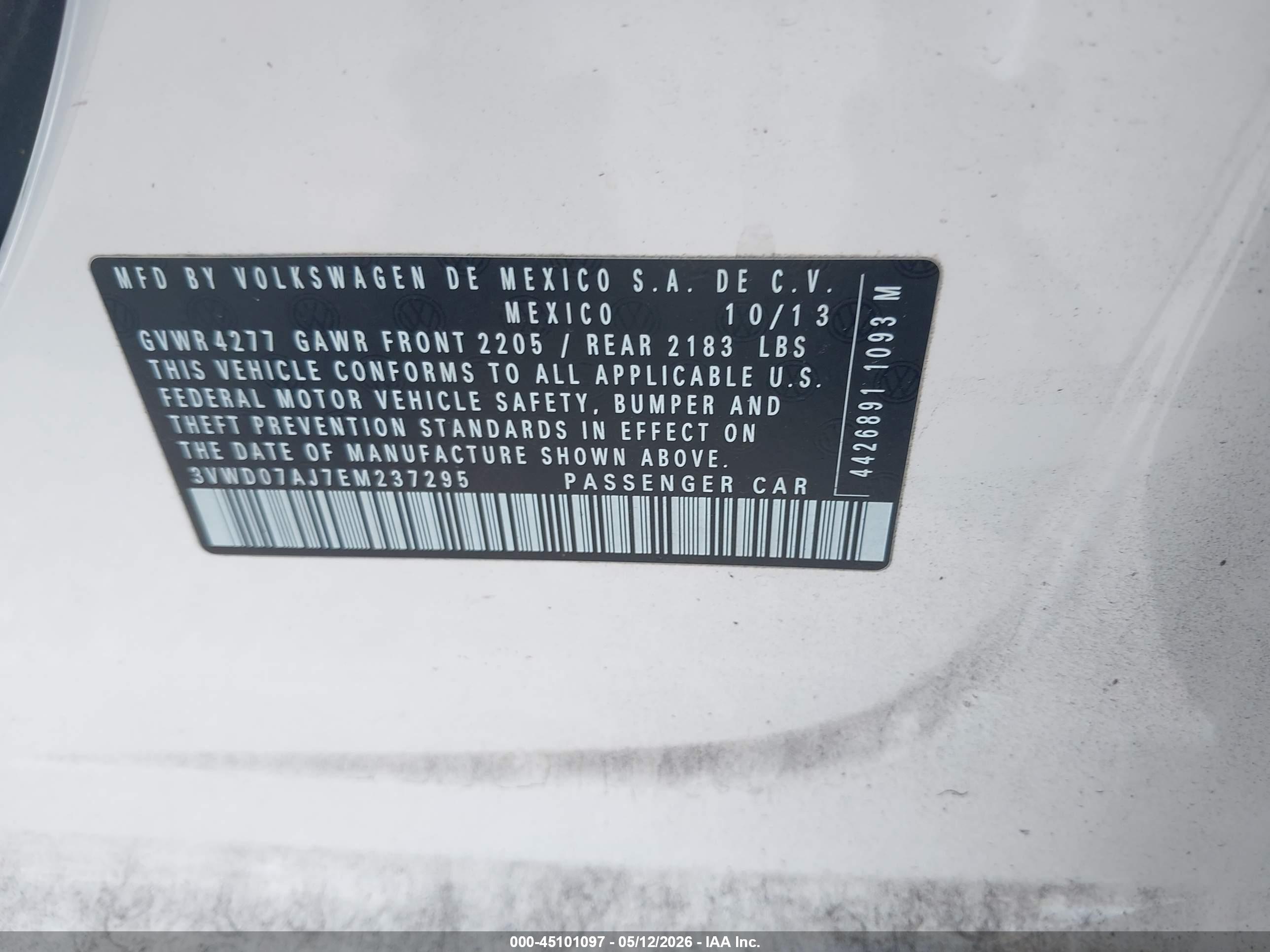 VOLKSWAGEN JETTA image 9