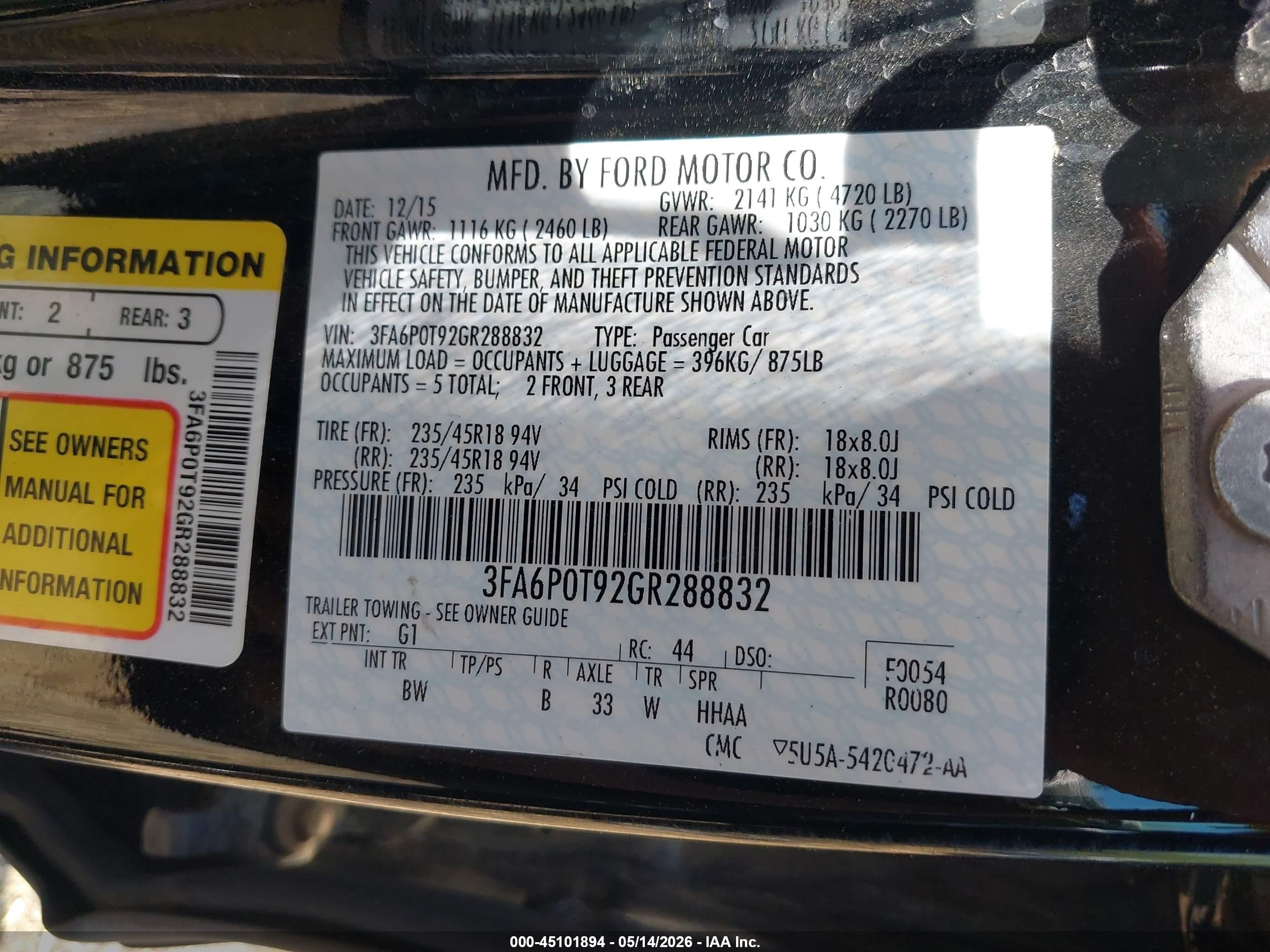 FORD FUSION image 9