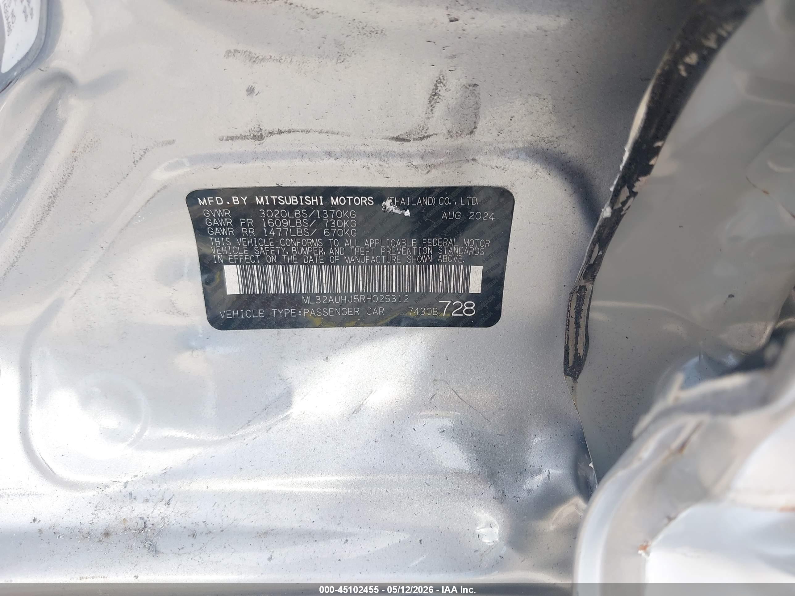 MITSUBISHI MIRAGE image 9