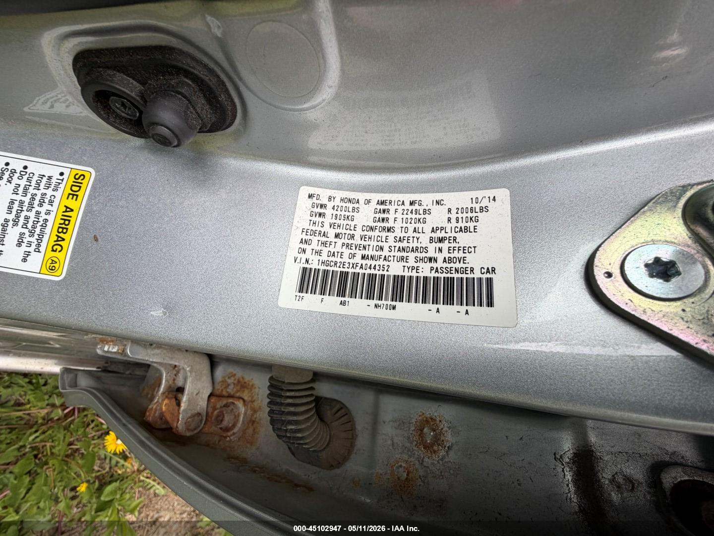 HONDA ACCORD image 9