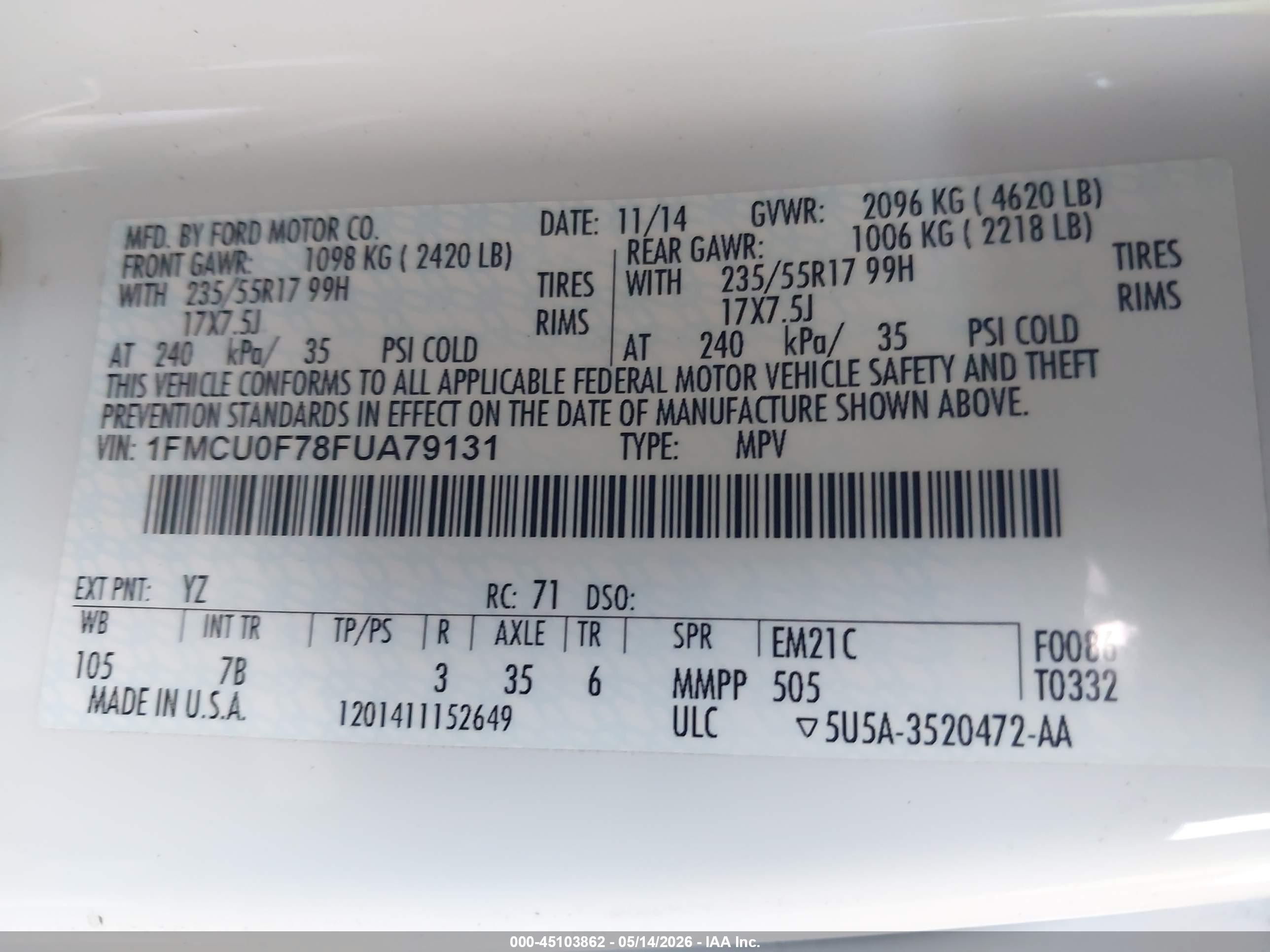 FORD ESCAPE image 9
