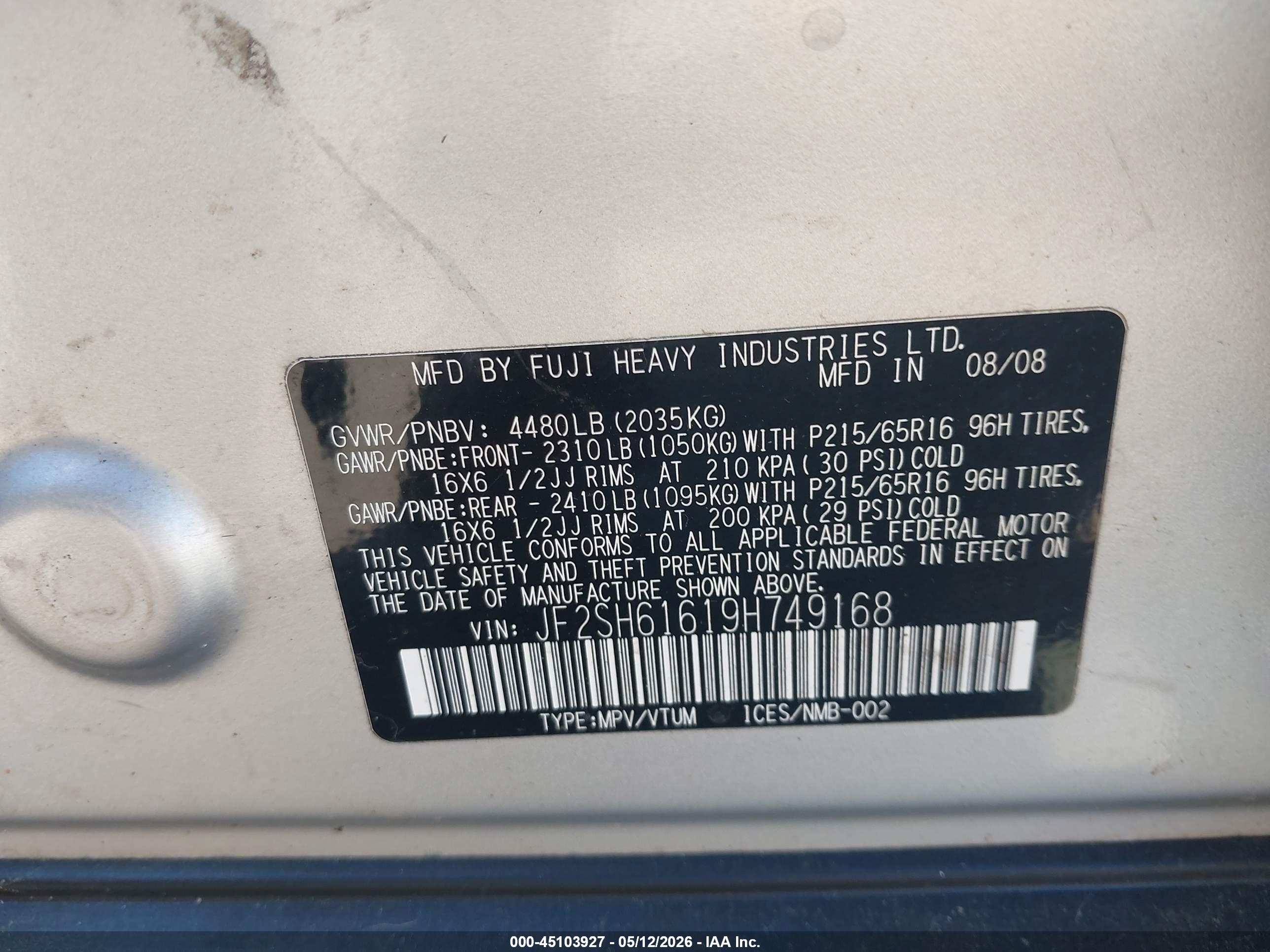 SUBARU FORESTER image 9