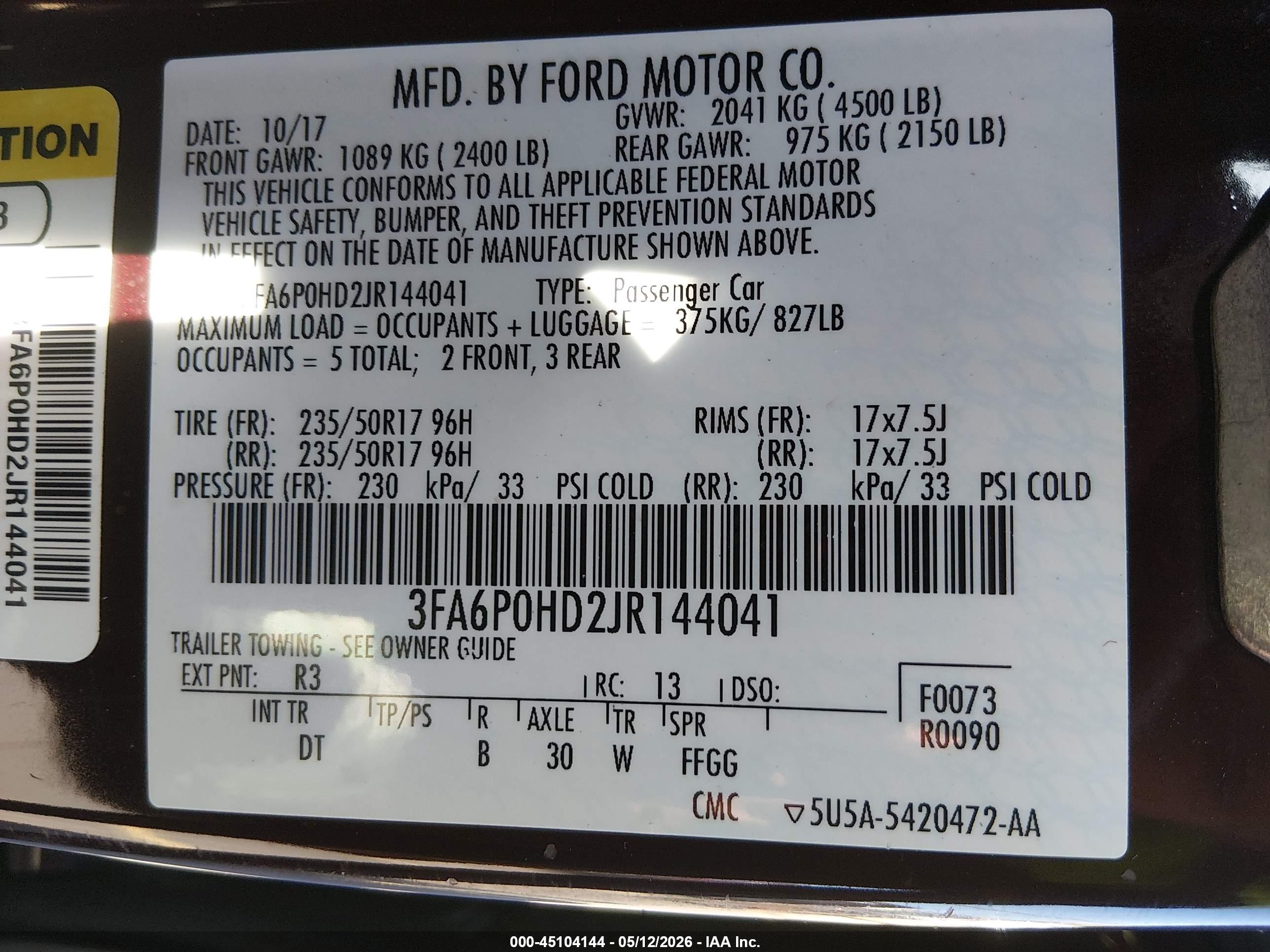 FORD FUSION image 9