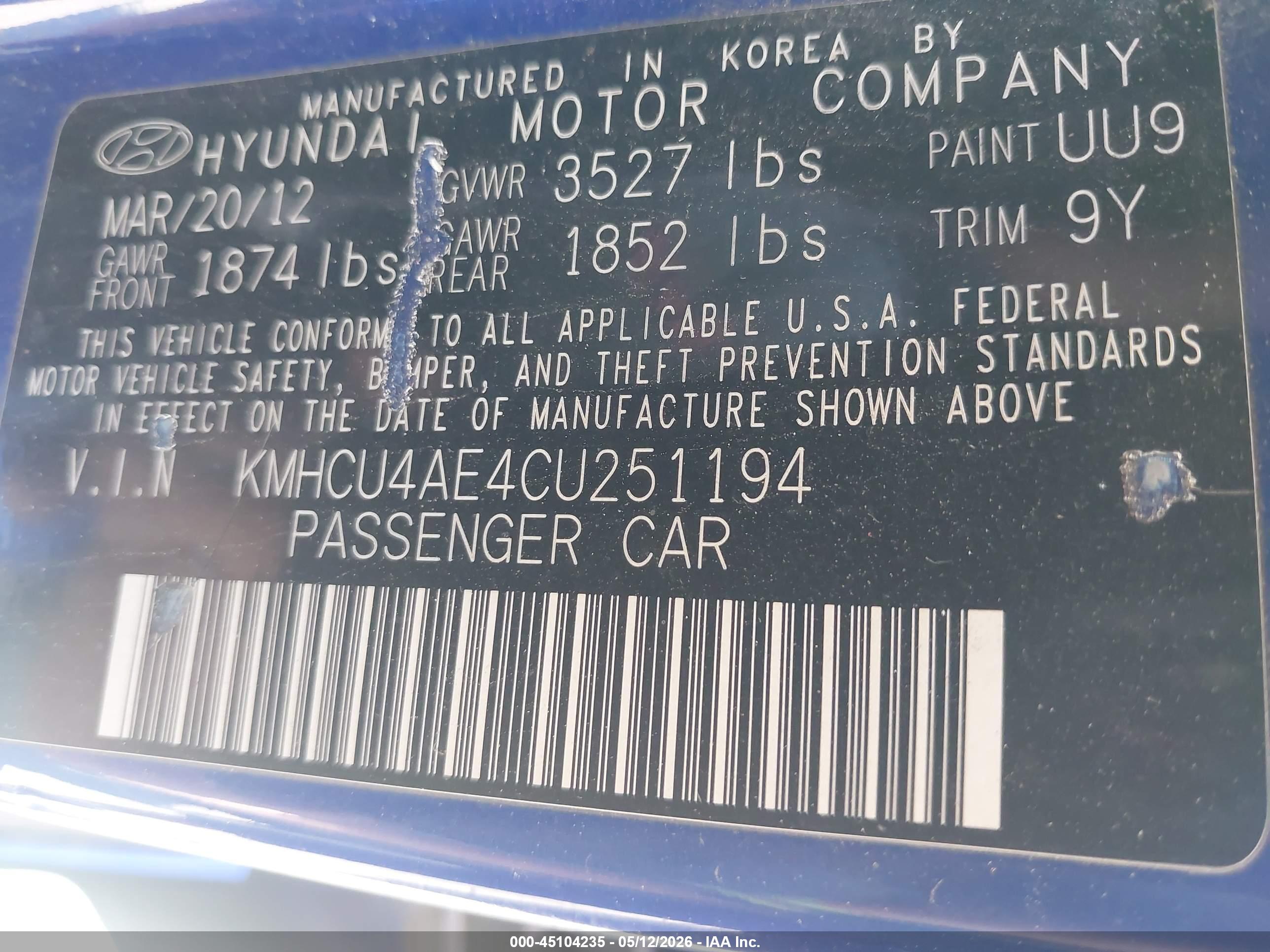 HYUNDAI ACCENT image 9