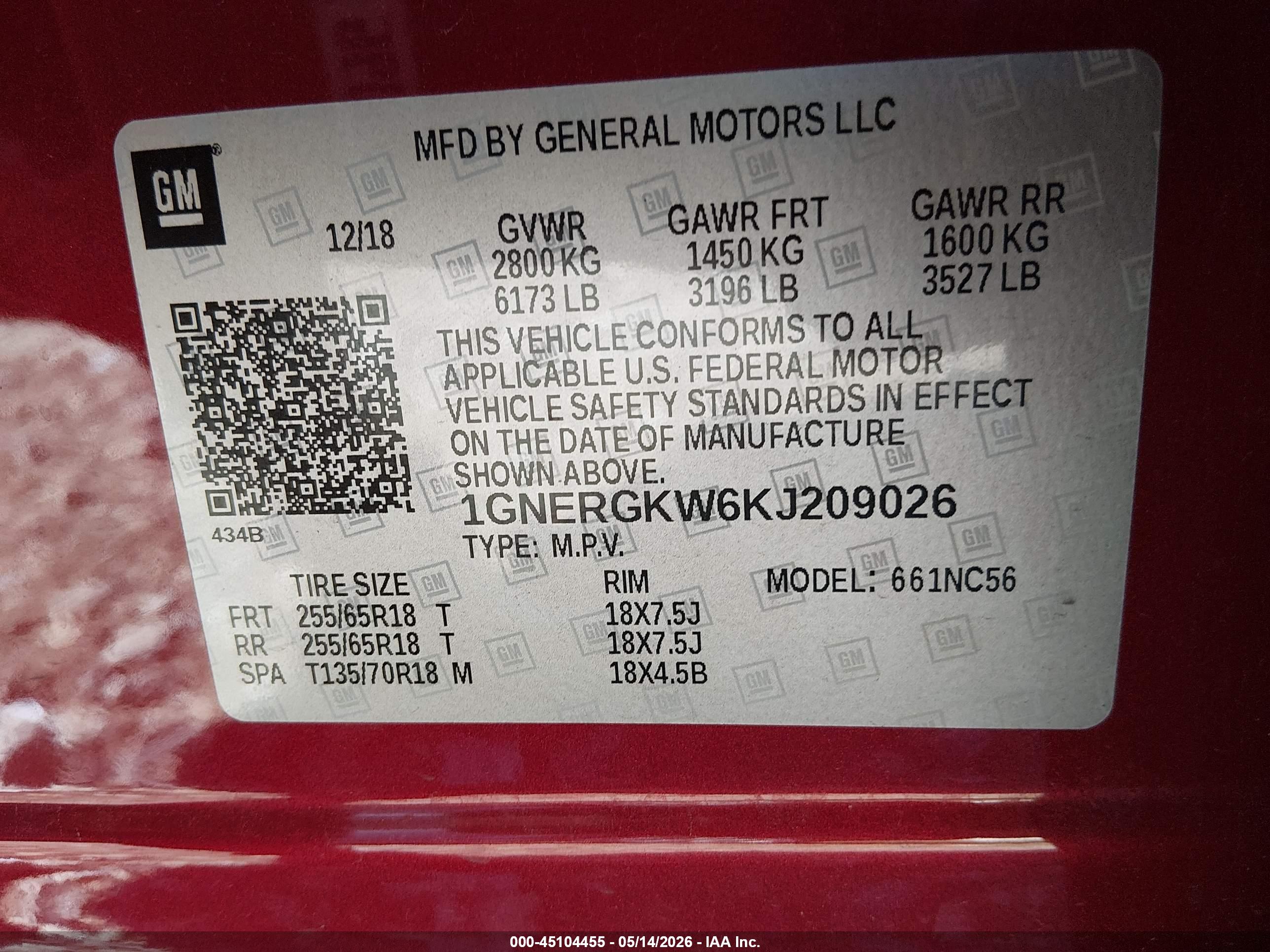 CHEVROLET TRAVERSE image 9