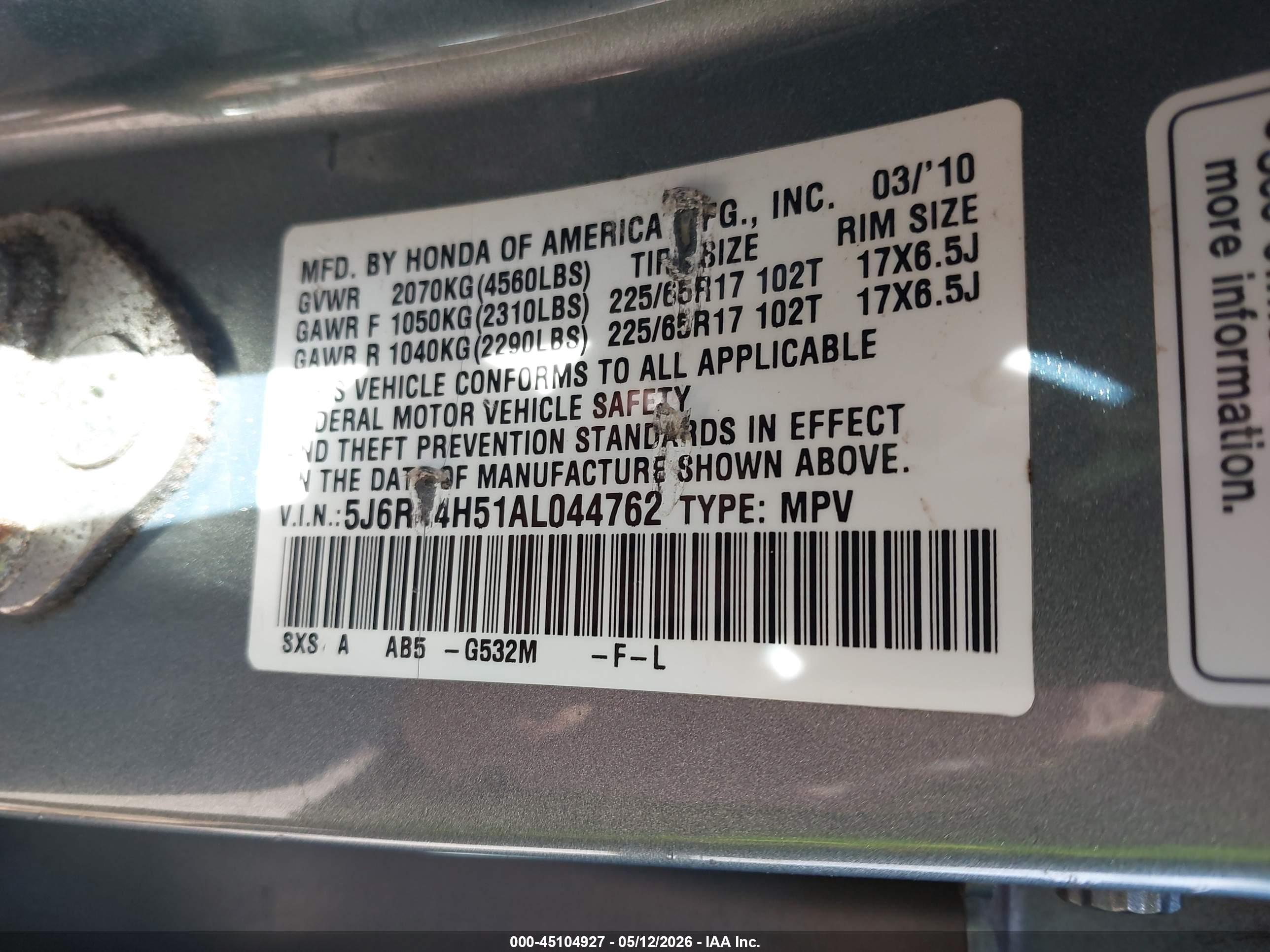 HONDA CR-V image 9