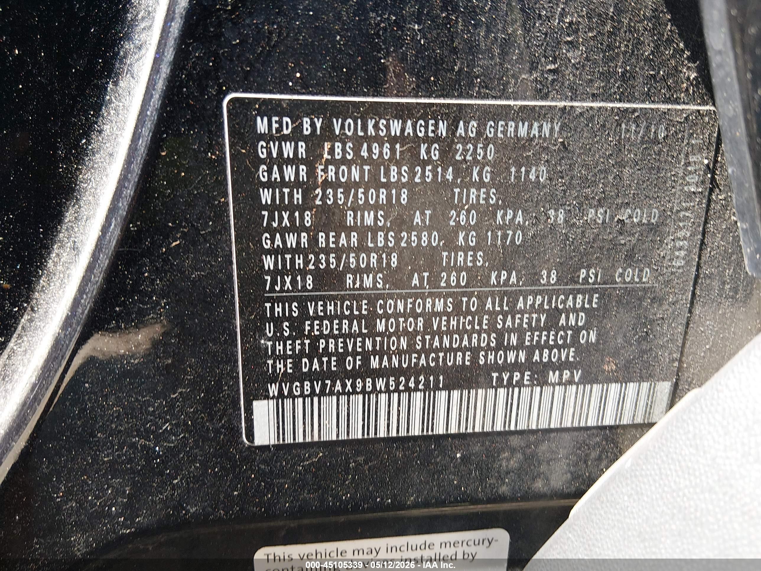 VOLKSWAGEN TIGUAN image 9
