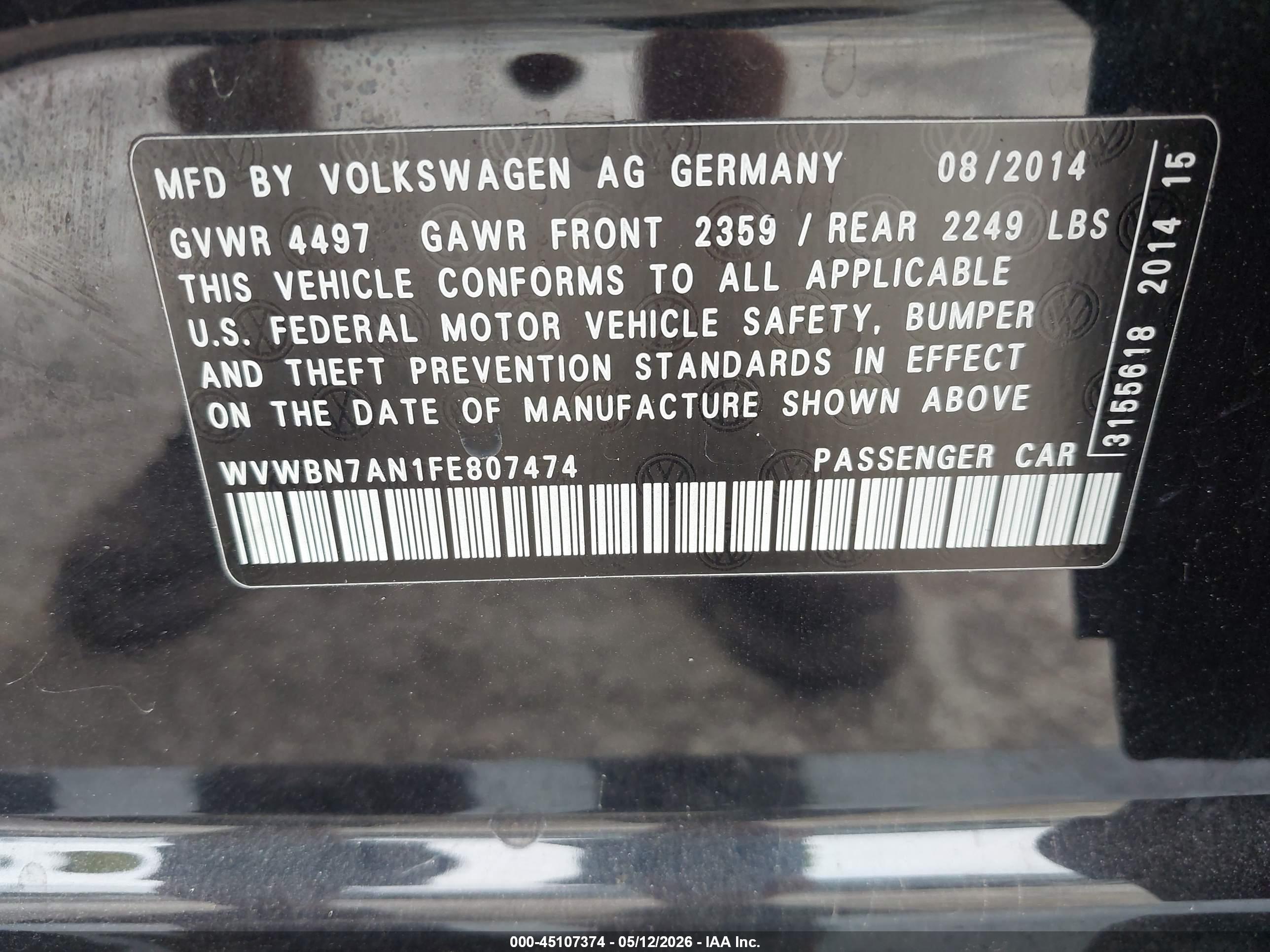 VOLKSWAGEN CC image 9