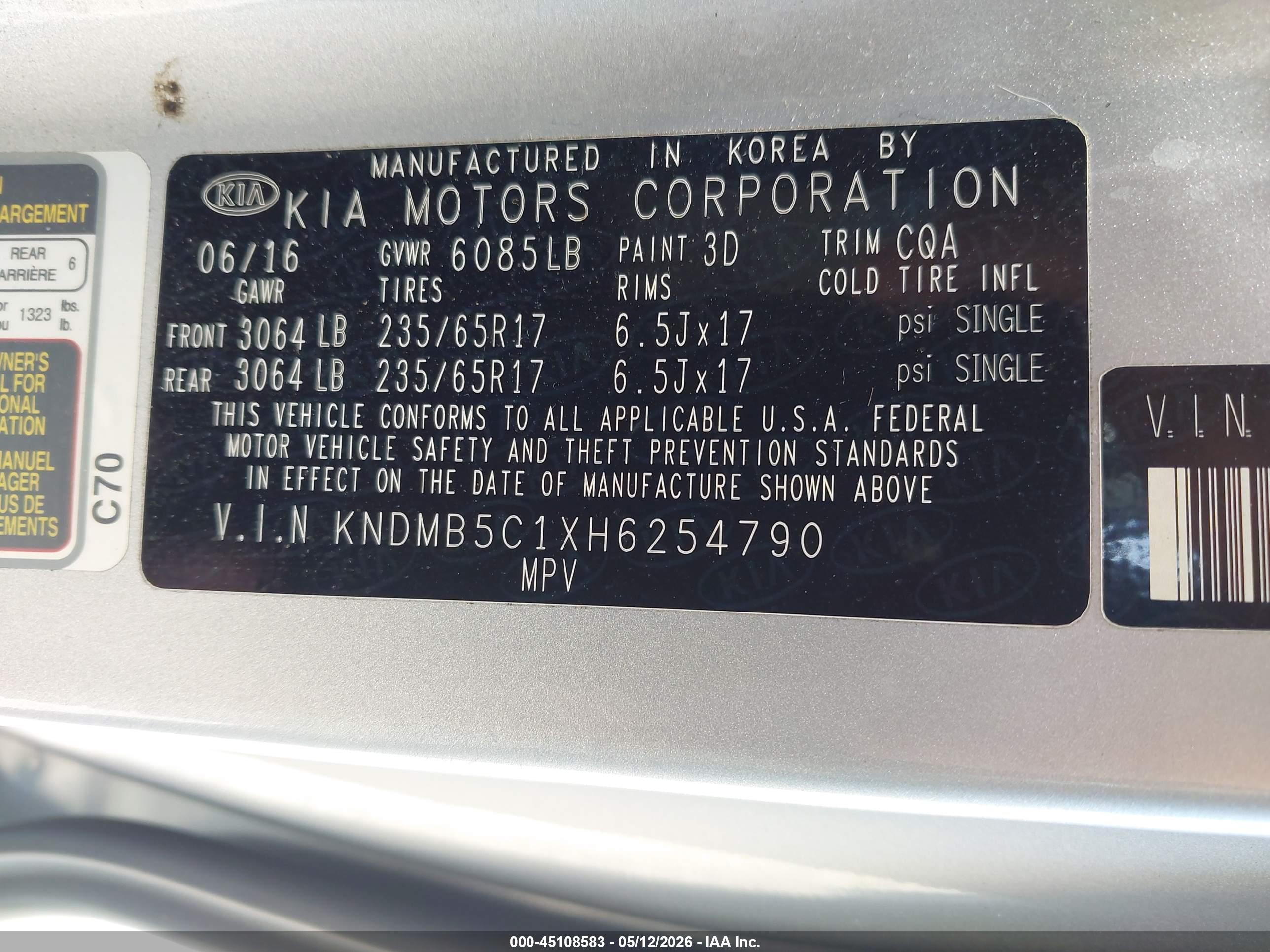 KIA SEDONA image 9