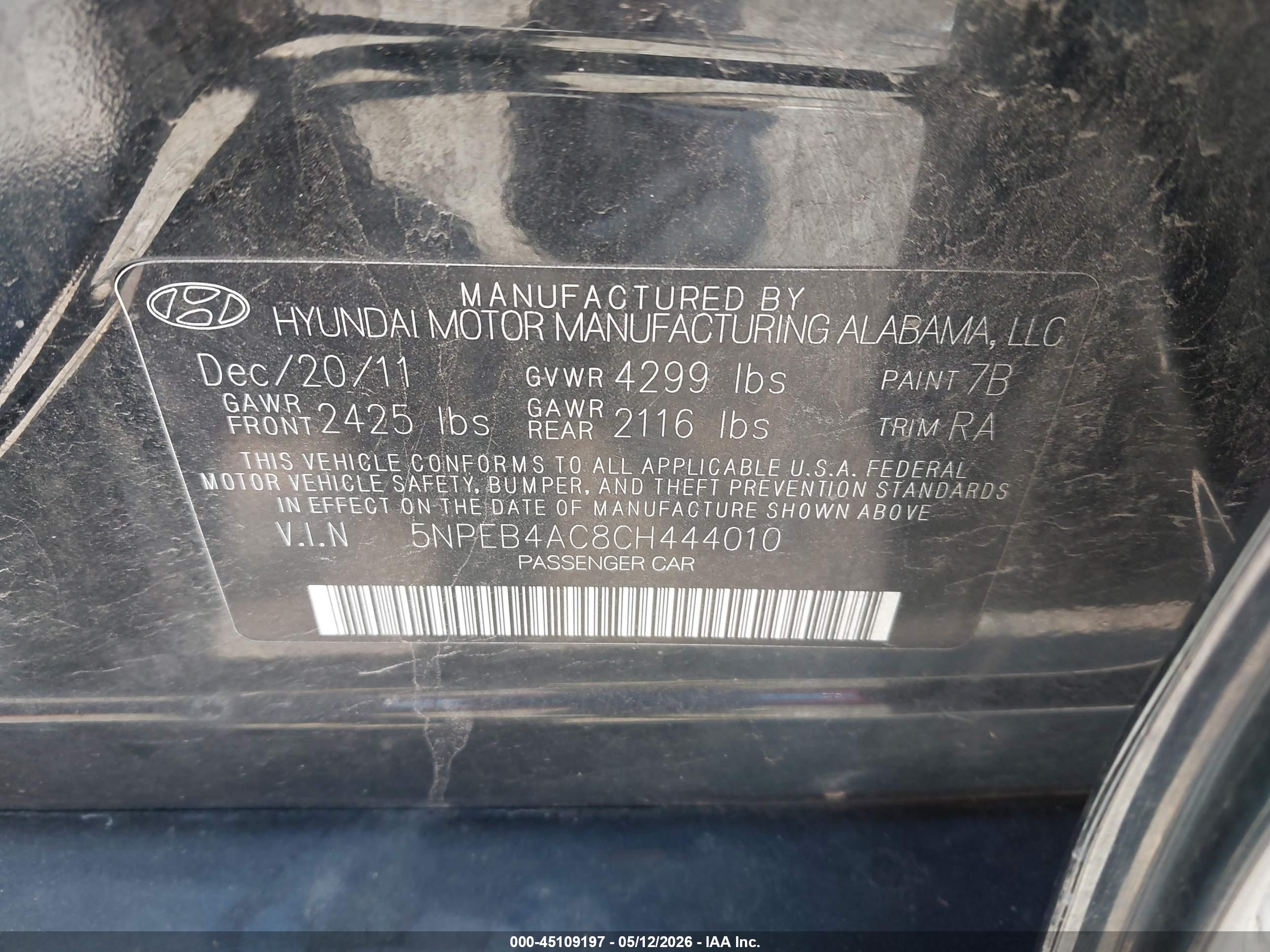 HYUNDAI SONATA image 9