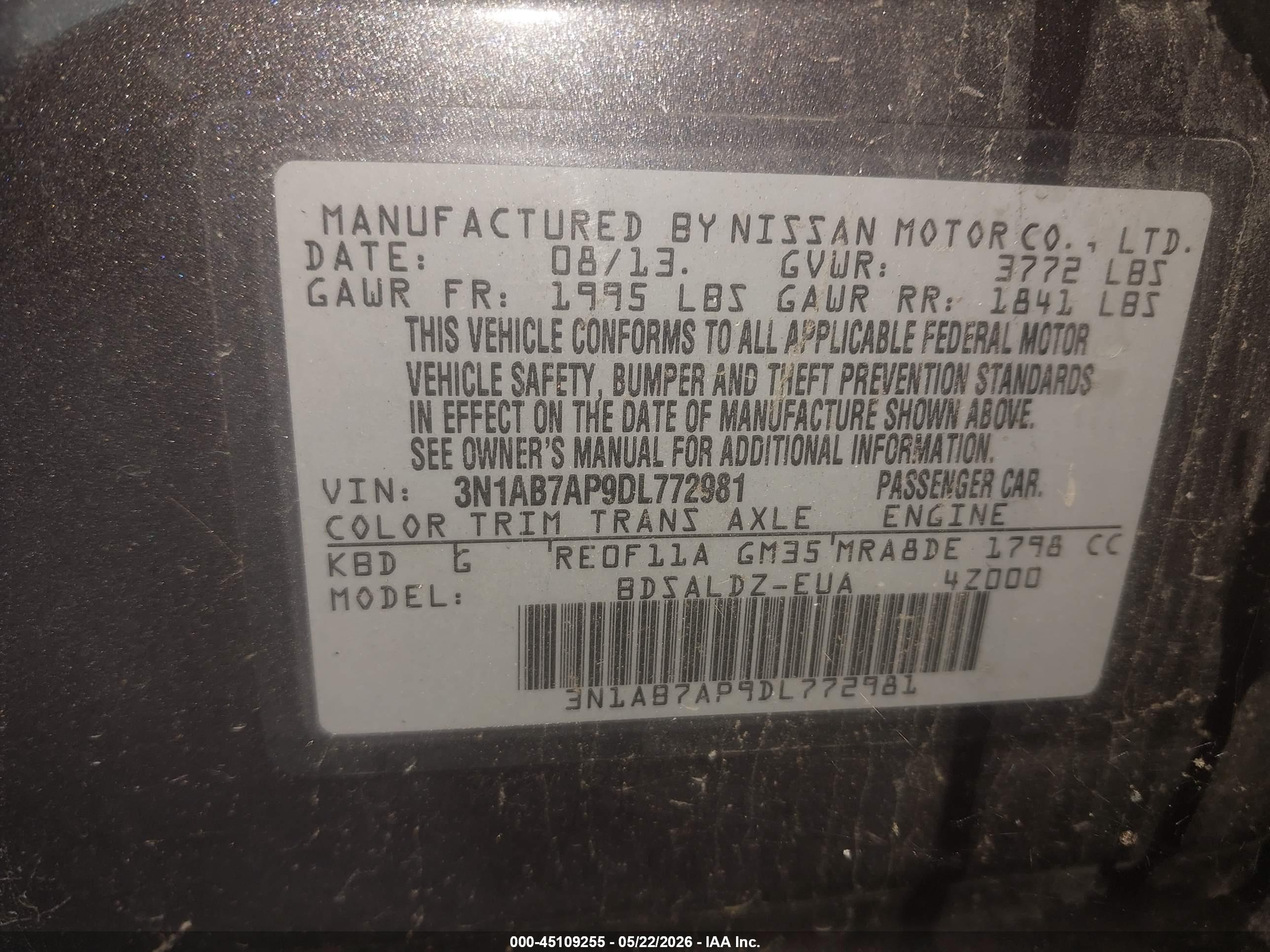 NISSAN SENTRA image 9