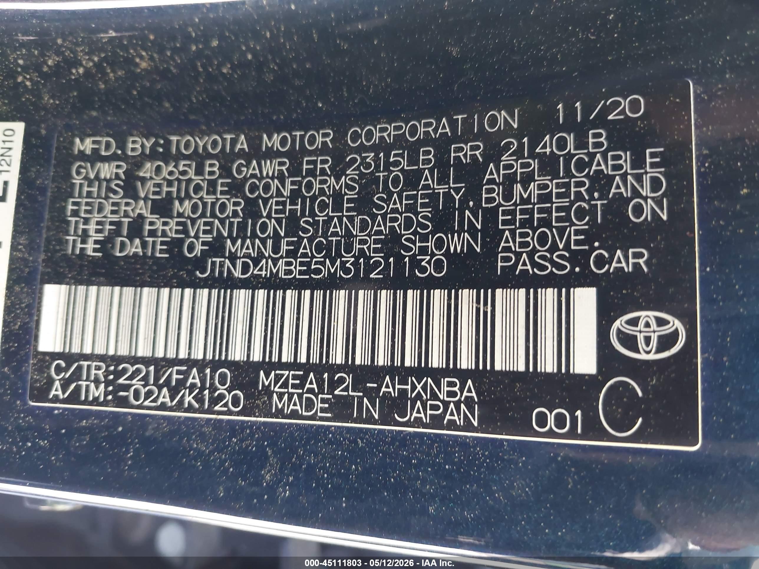 TOYOTA COROLLA image 9